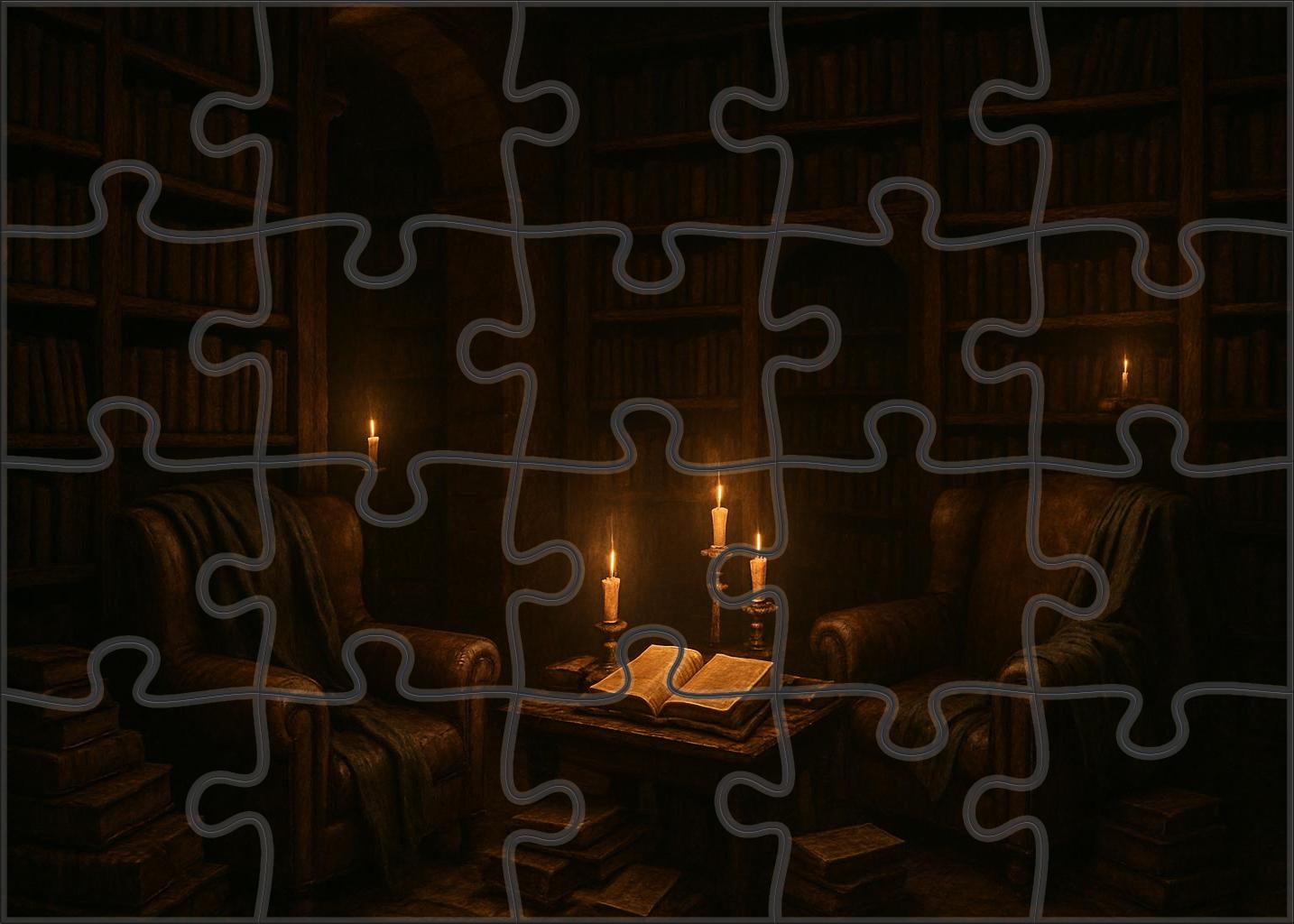 Dark Academia Mystery Gothic Libraries And Enigmatic Scholars Unique Puzzle Design