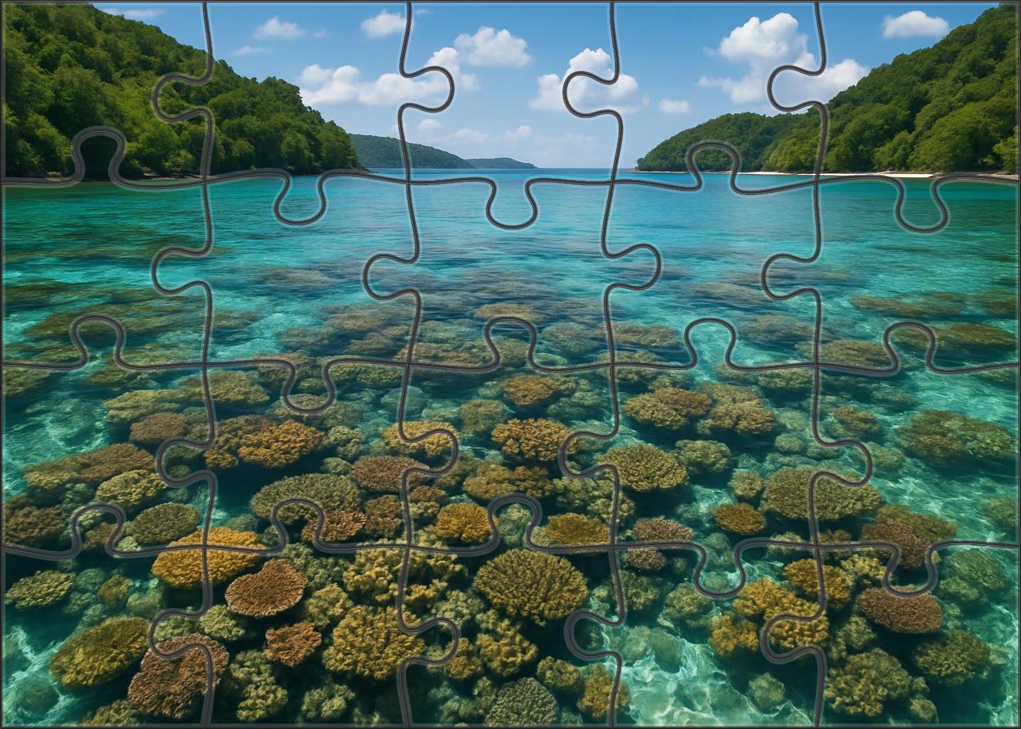 Coral Garden Bay Mini Puzzle