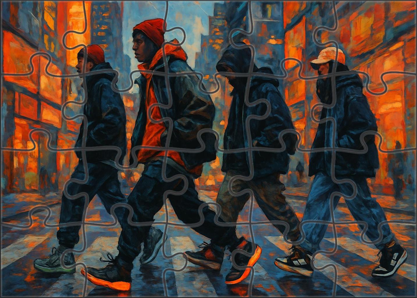 Urban Streetwear Rebel Challenging Puzzles