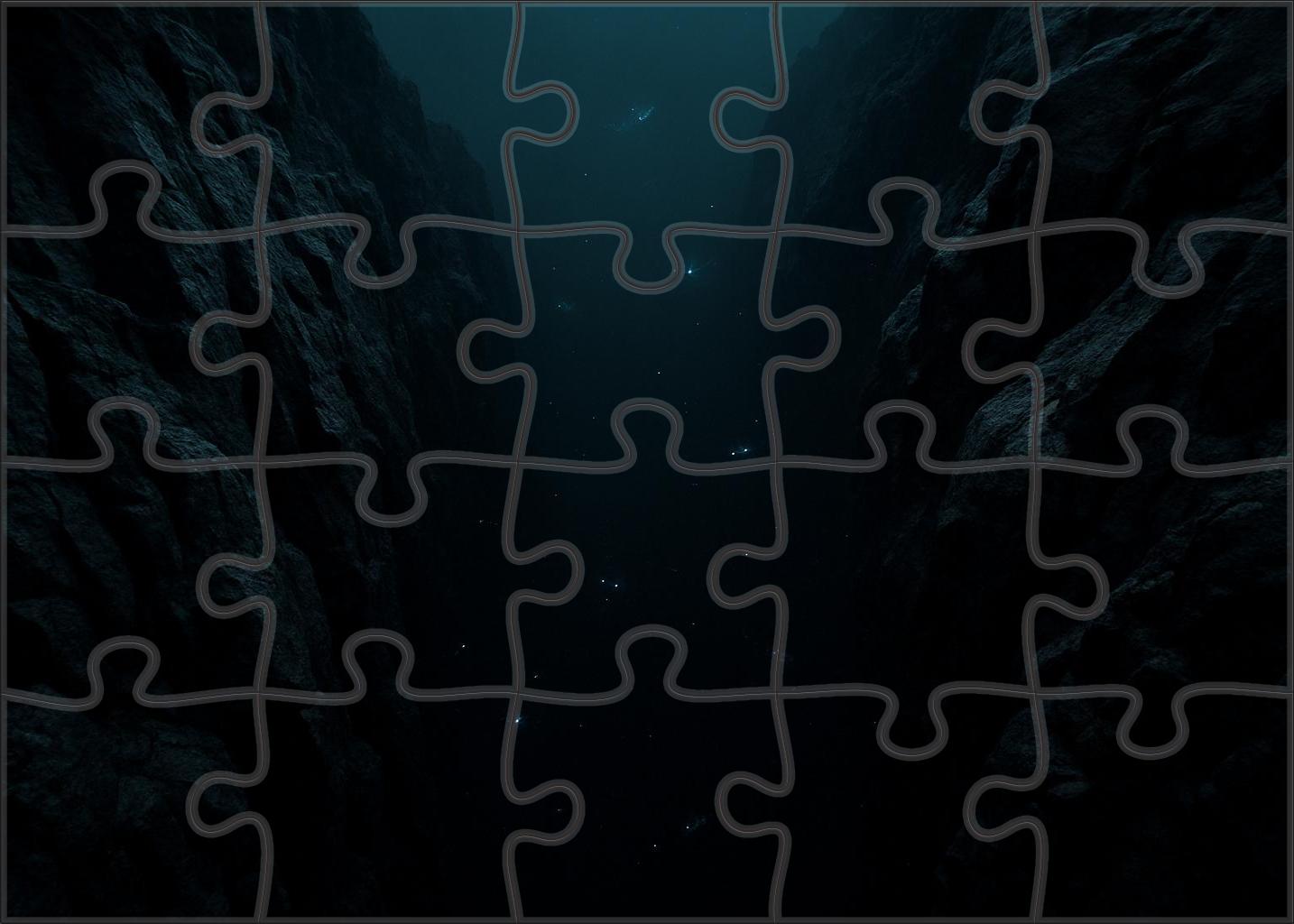 Obsidian Canyon Abyss 300 Piece Puzzle