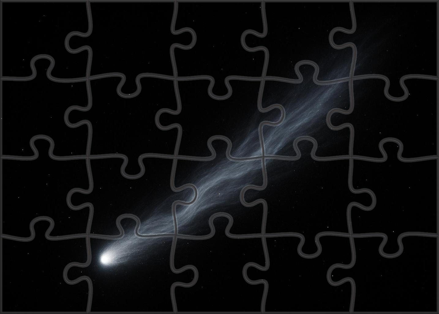 Silver Comet Tail Veil Puzzle Collection
