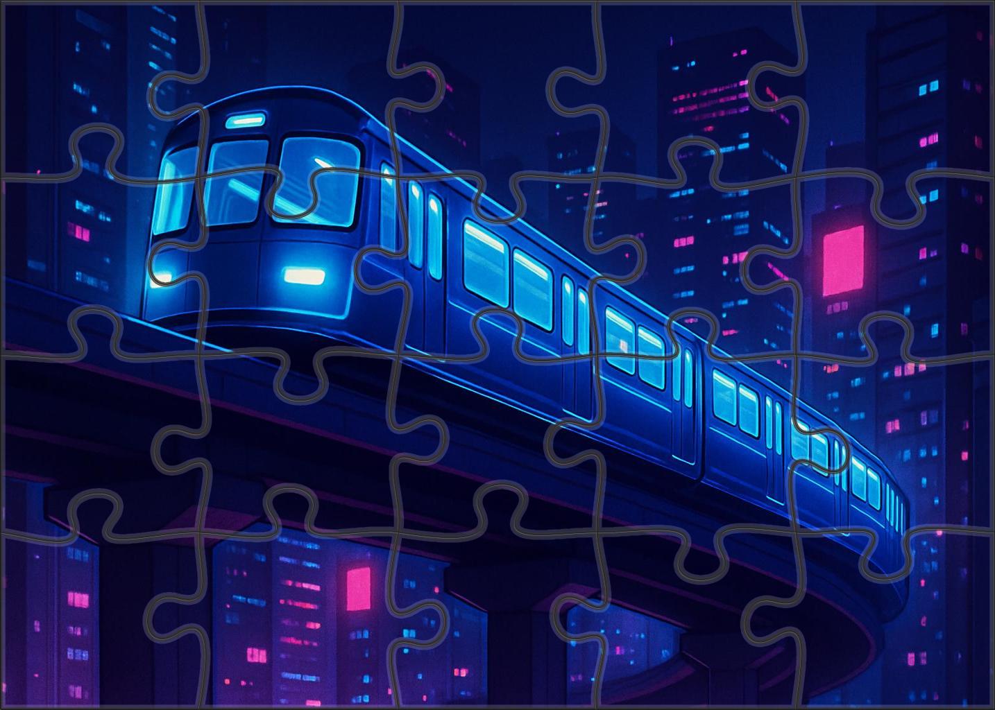 Sapphire Zephyr Maglev Large Format Puzzle