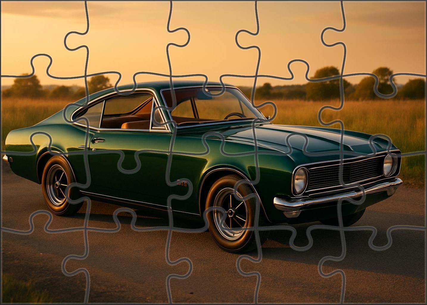 Iron Falcon Gts Heritage-inspired High-performance Coupe Puzzle For Kids