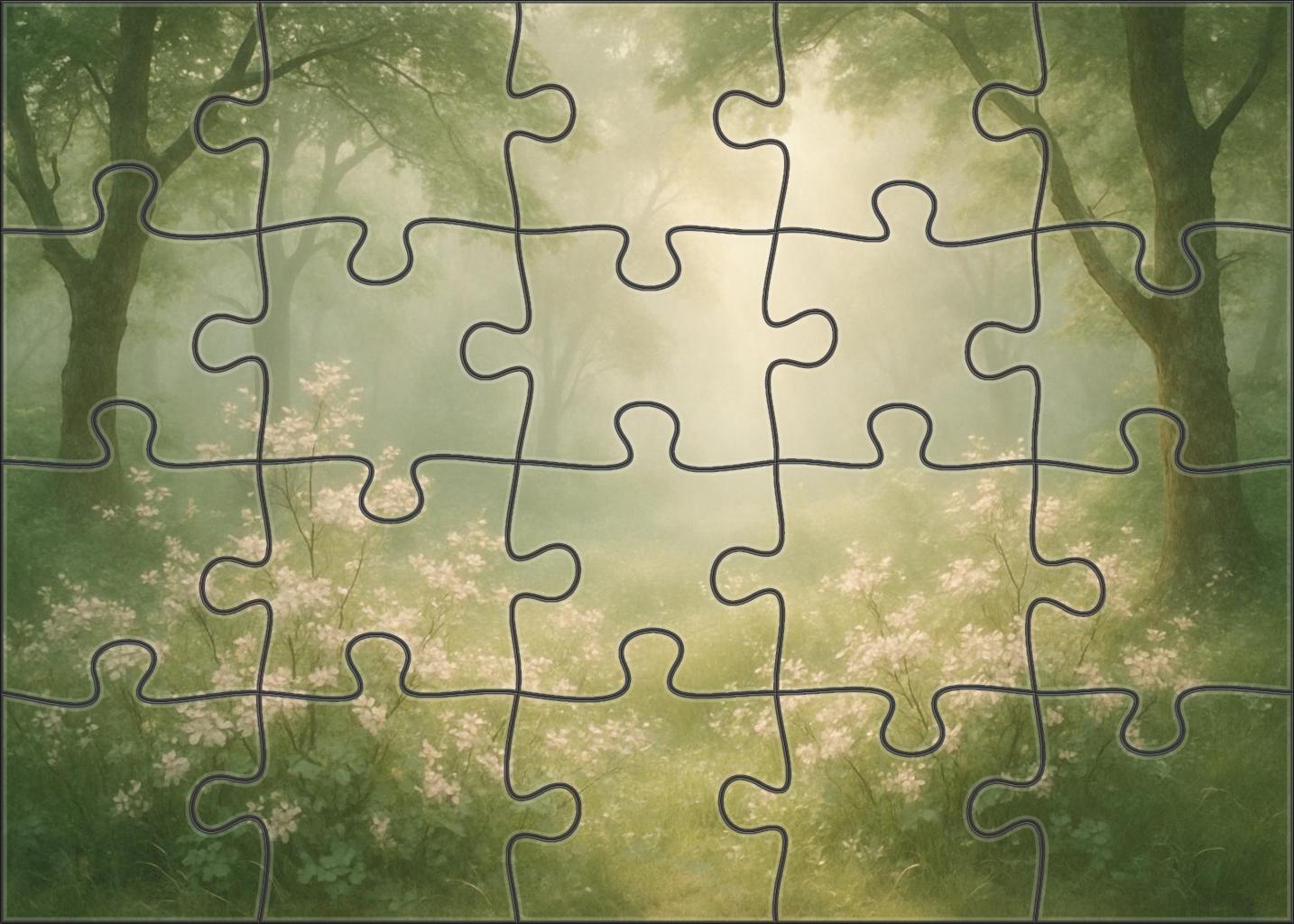 Lavender Mist Hollow 1000 Piece Puzzle