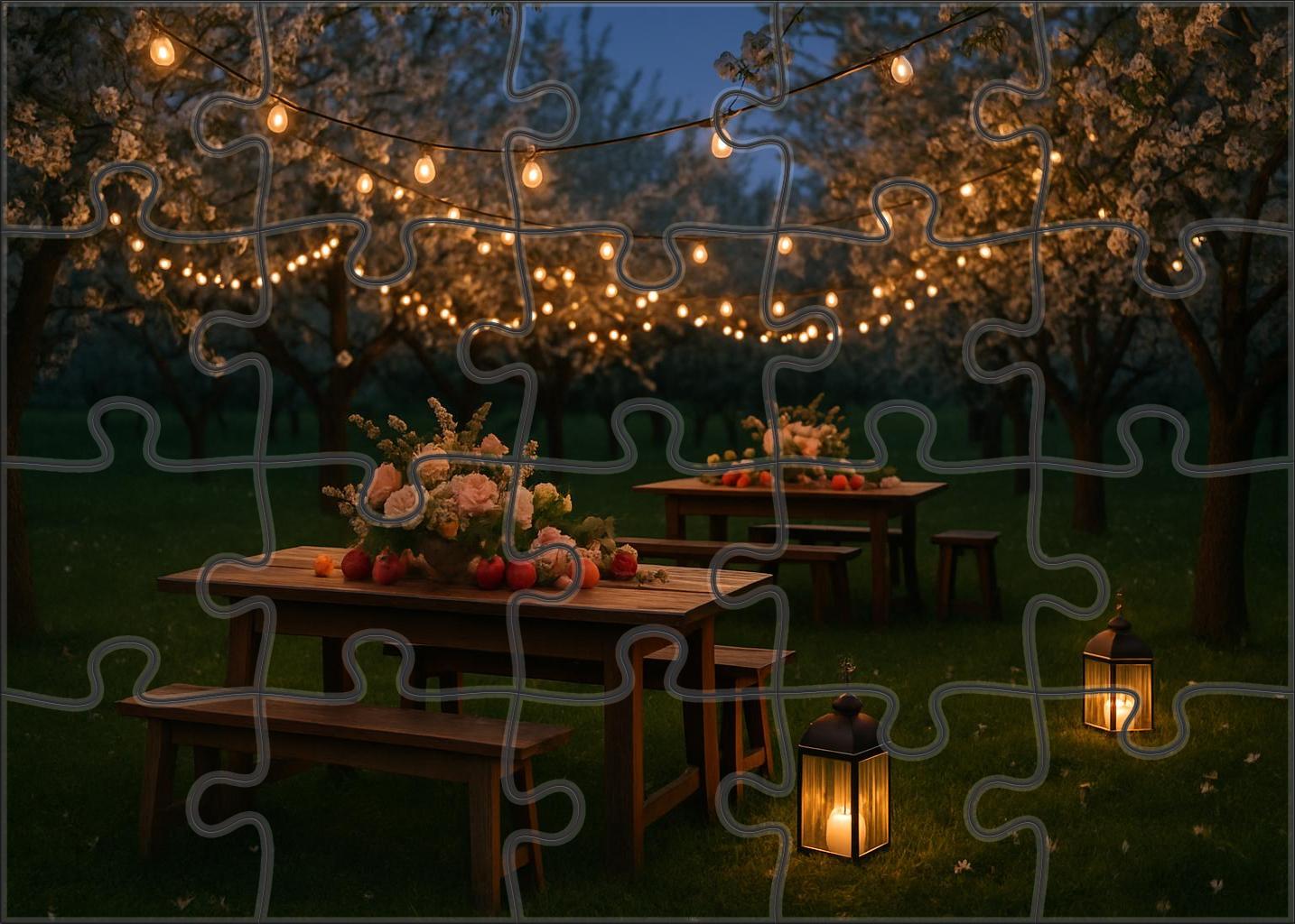 Twilight Orchard Gathering Puzzle Collection
