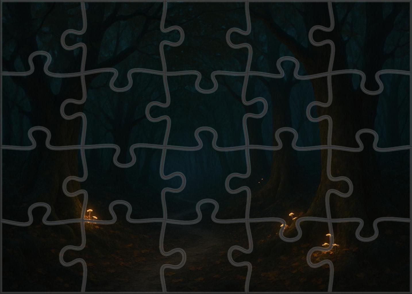 Twilight Oak Corridor Puzzle For Kids