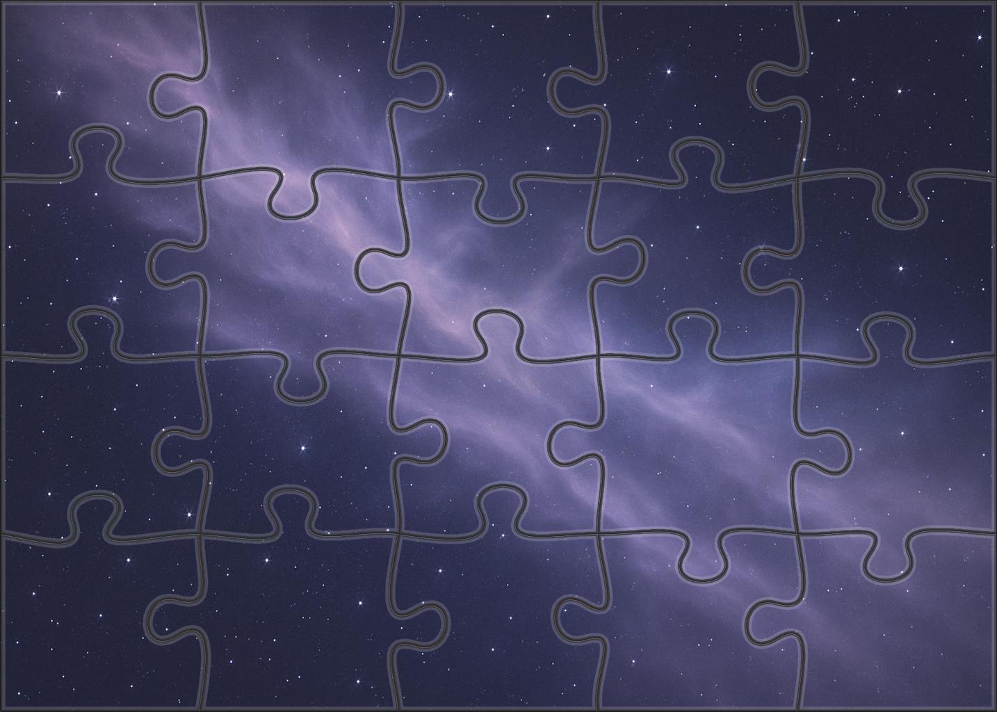 Twilight Nebula Veil Large Format Puzzle