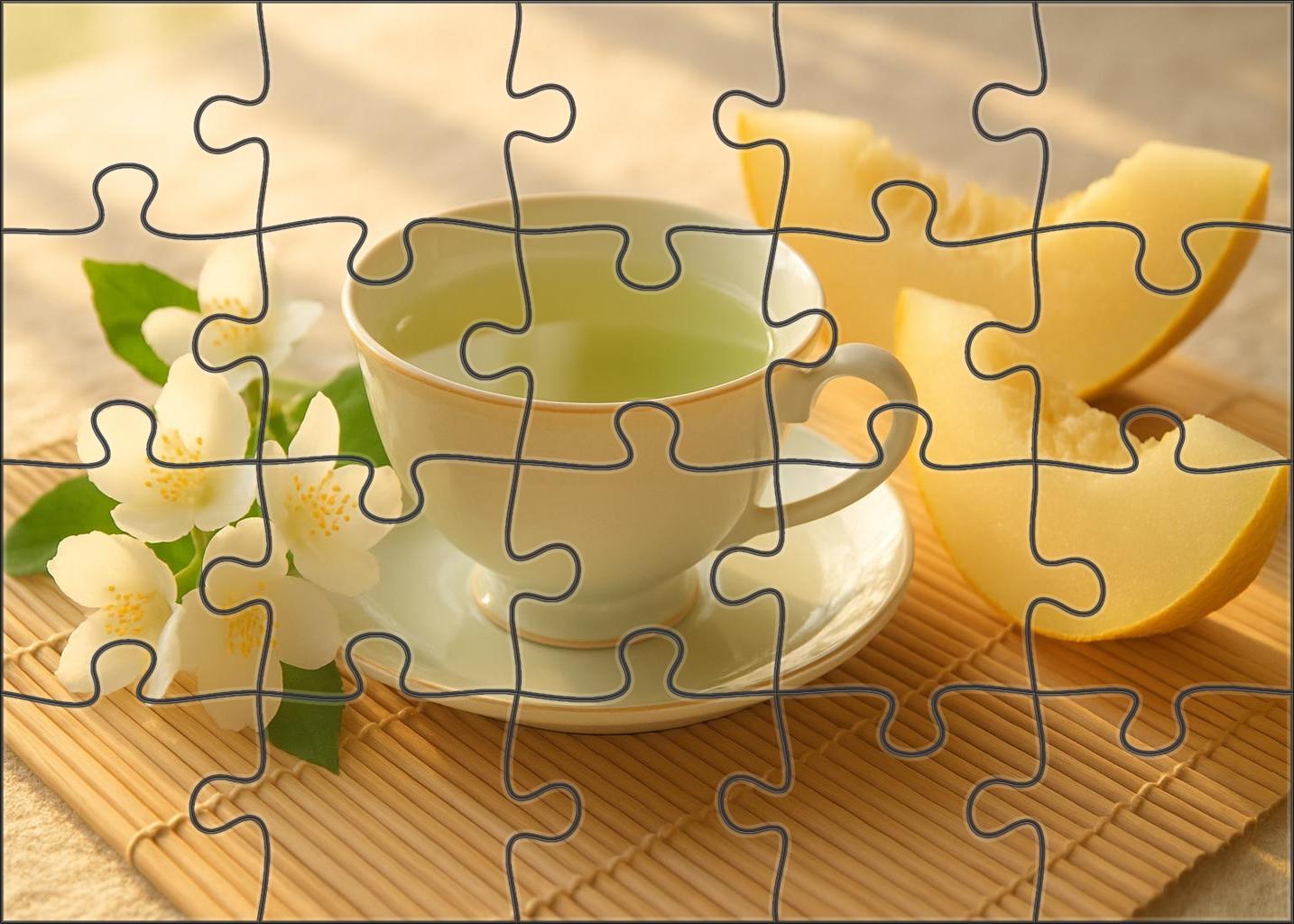 Velvet Dawn Green Tea Puzzle Collection