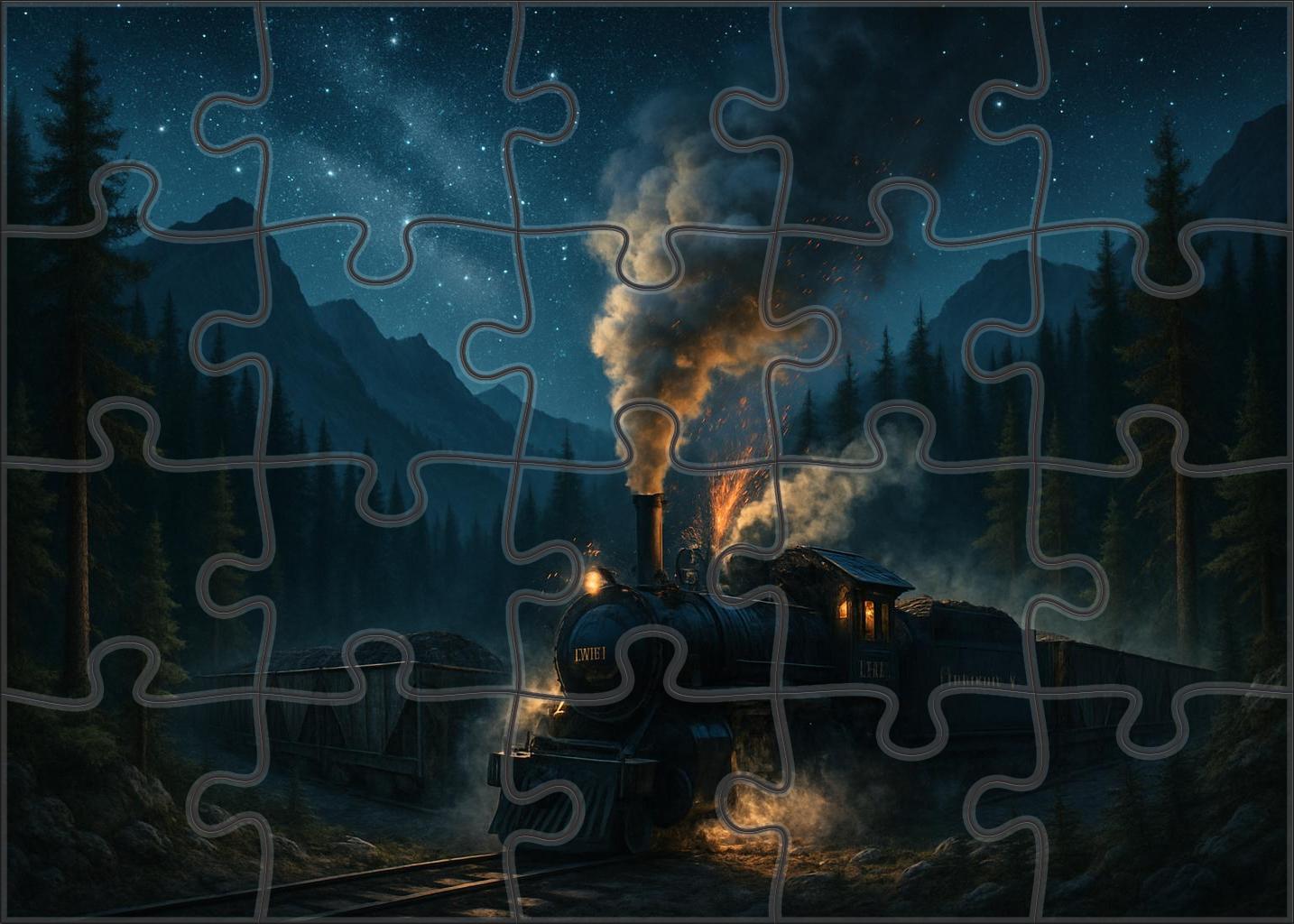 Midnight Iron Steam Easy Puzzles