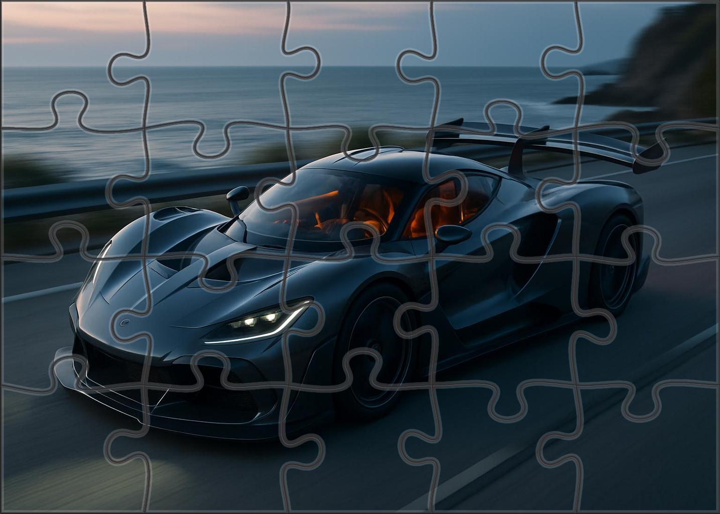 Helios Specter Turbo Supercar With Turbocharged V10 And Dynamic Cockpit 300 Piece Puzzle