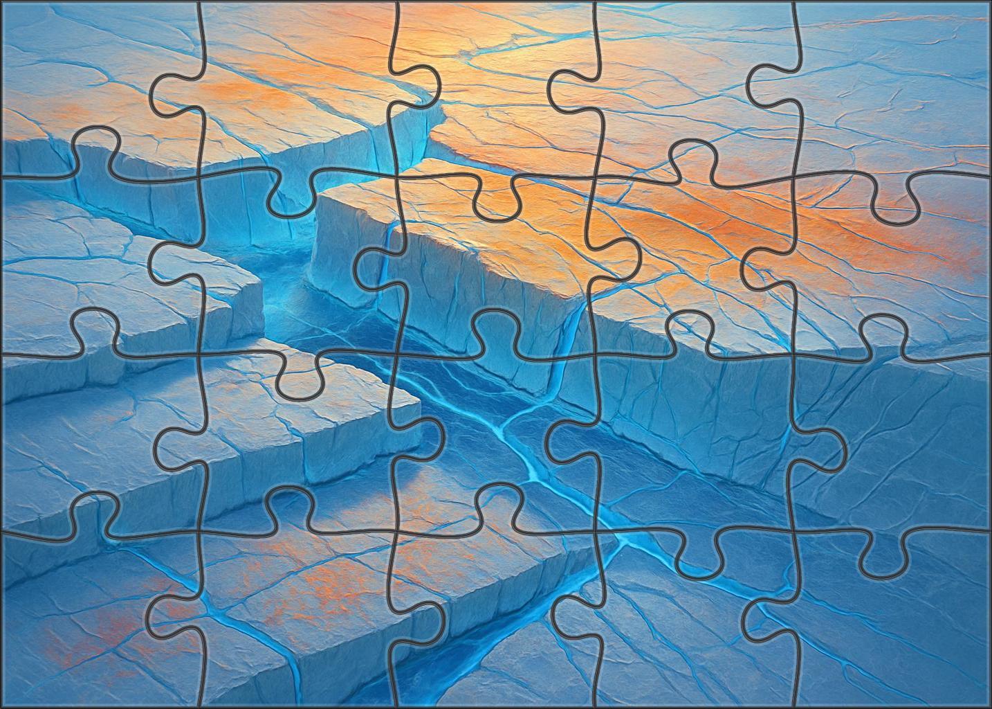 Polar Ice Shelf Dynamics 500 Piece Puzzle