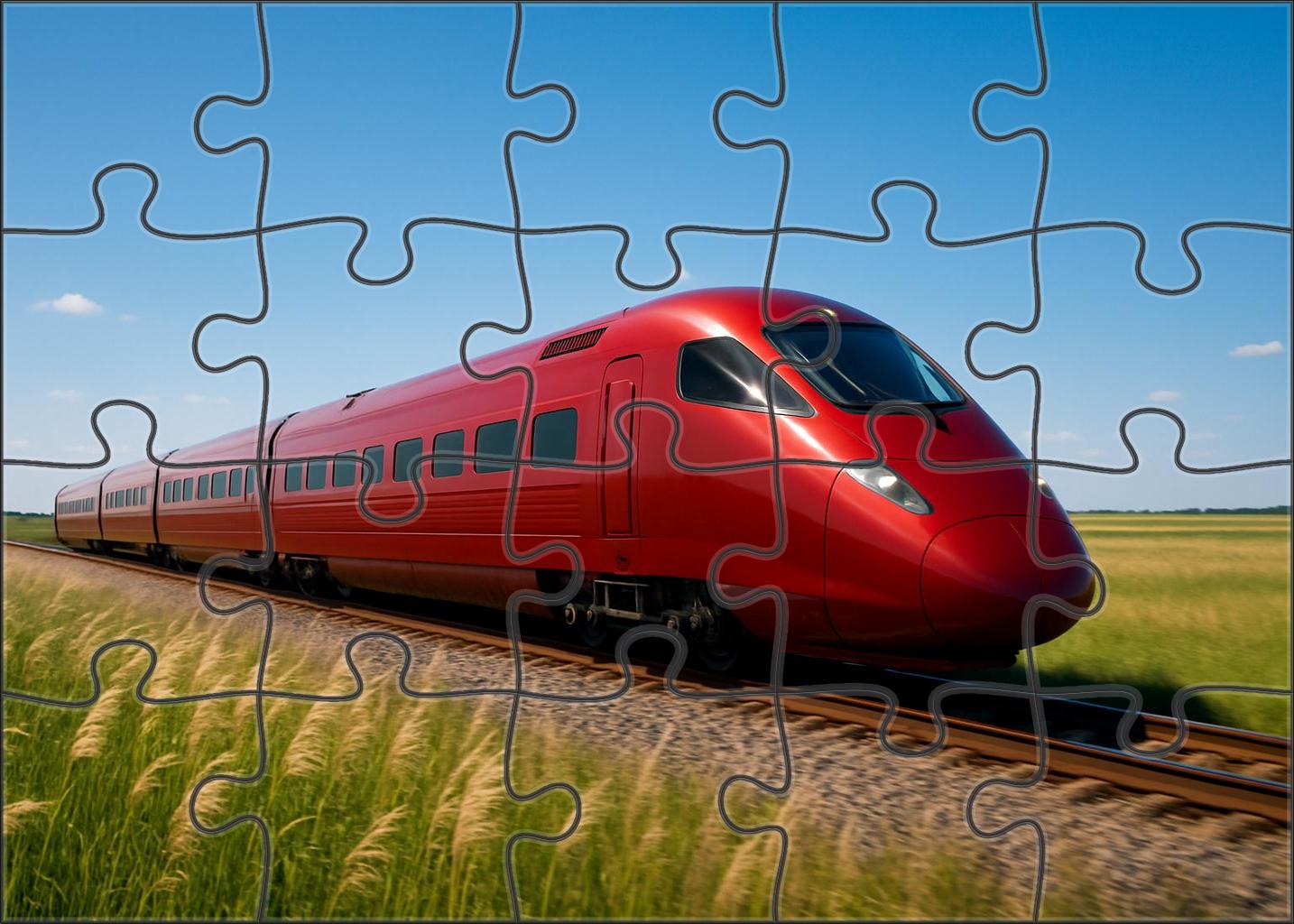 Crimson Horizon Bullet Puzzle For Adults
