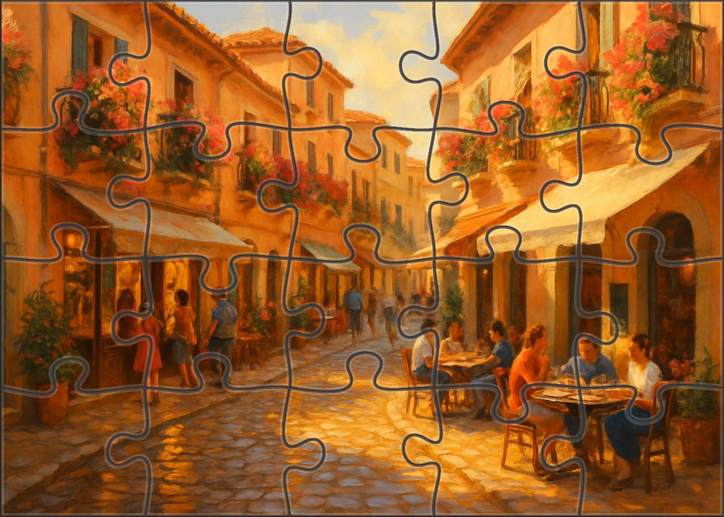 Peach Blossom Boulevard Puzzle Fun