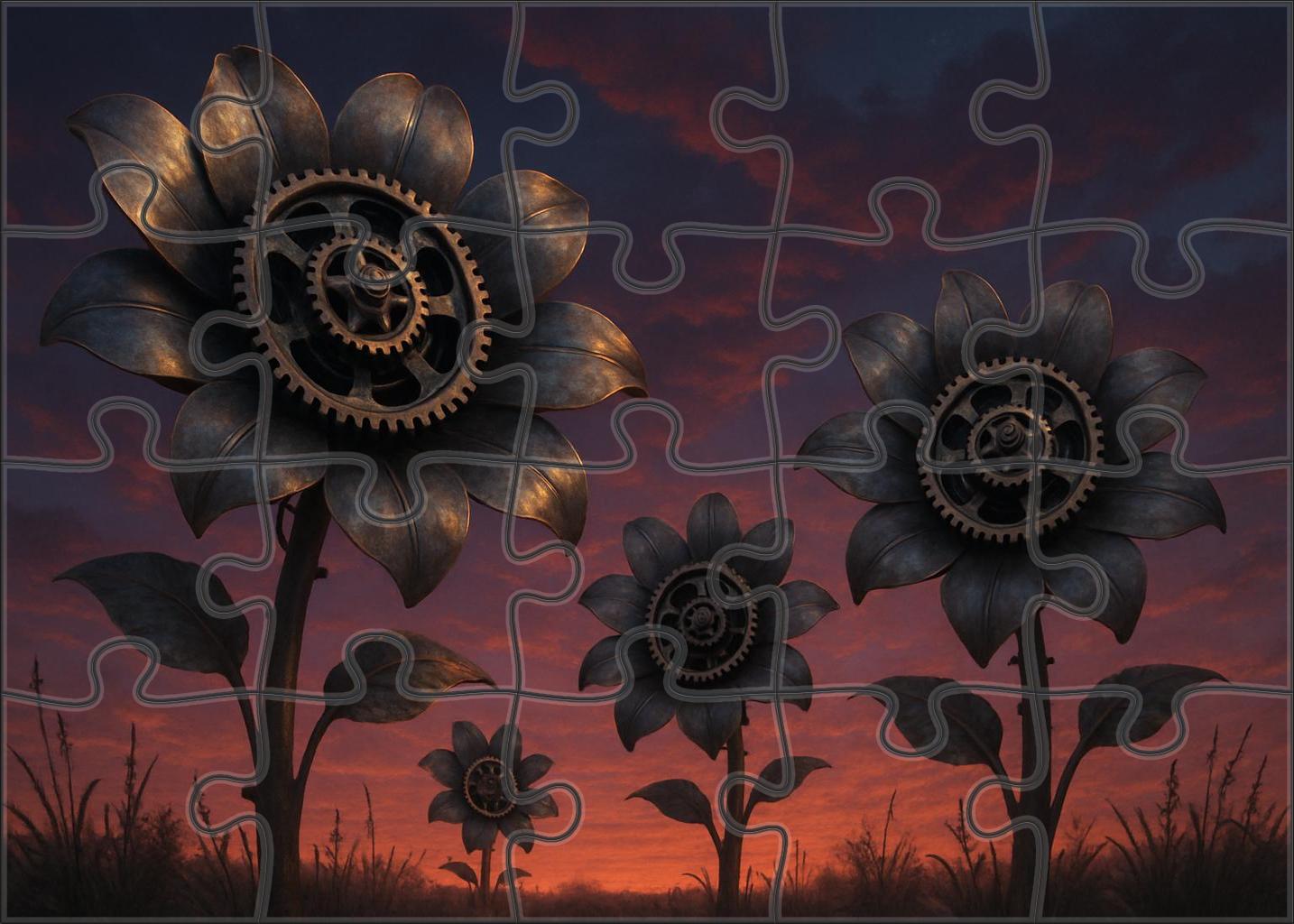 Clockwork Garden Of The Endless Bloom Puzzle Collection