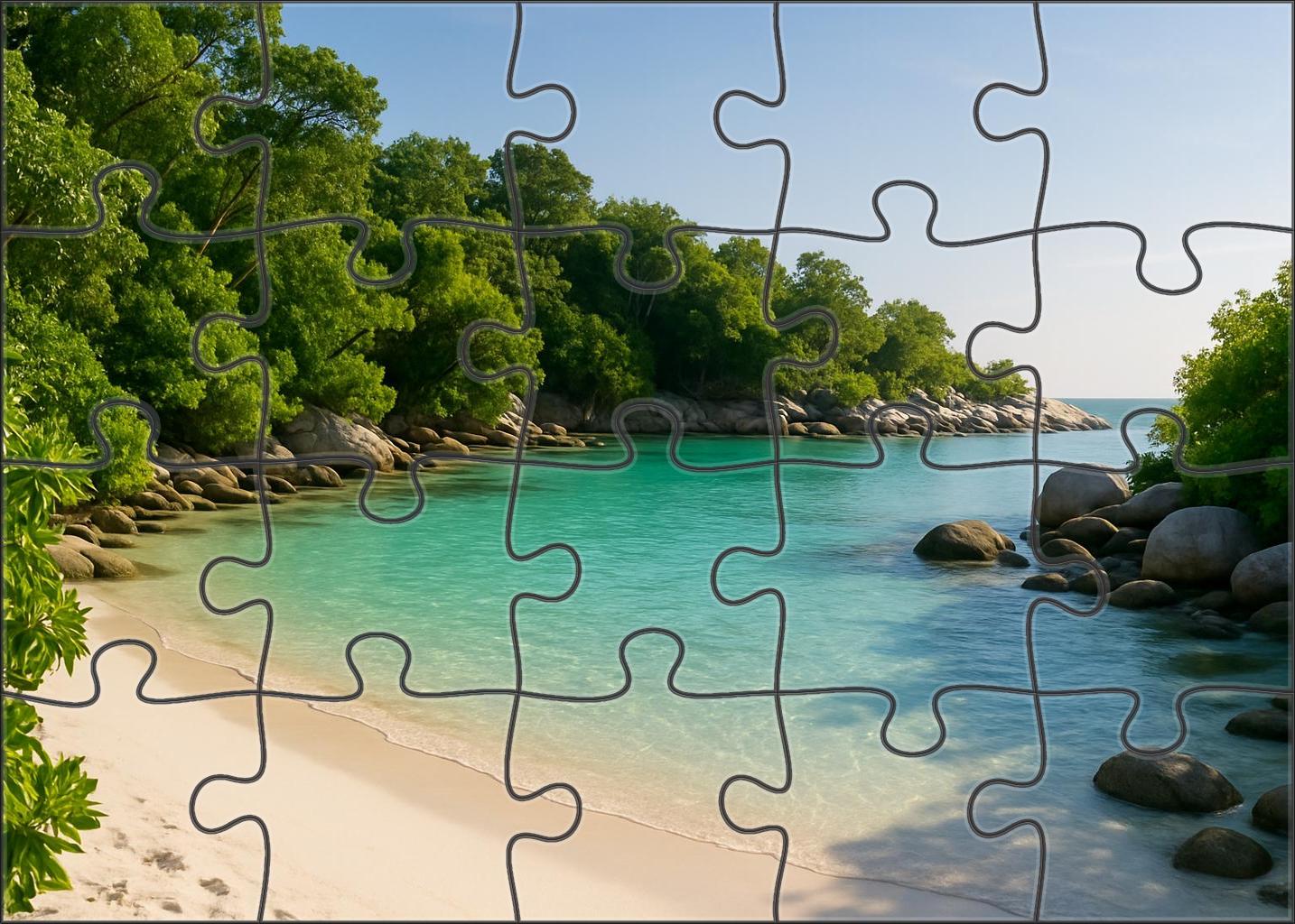Crystal Lagoon Serenity Puzzle Fun