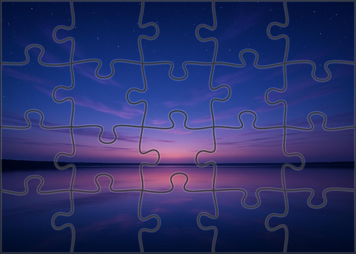 Sapphire Dusk Horizon 50 Piece Puzzle