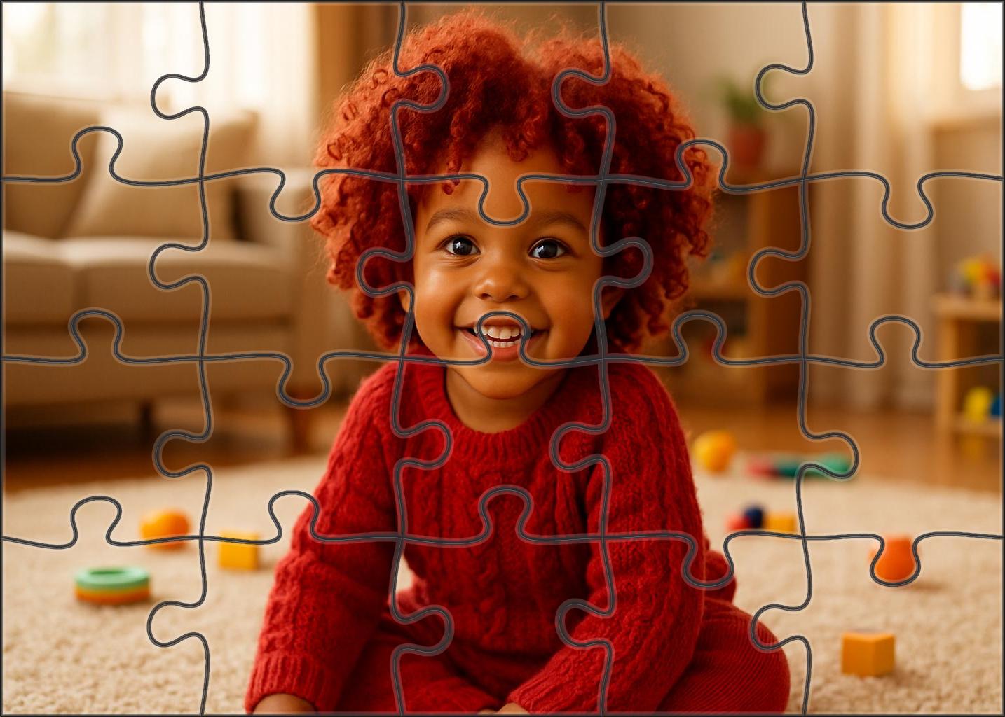 Crimson Curl Compact Red-wooly Companion With Spirited Temperament Puzzle Collection