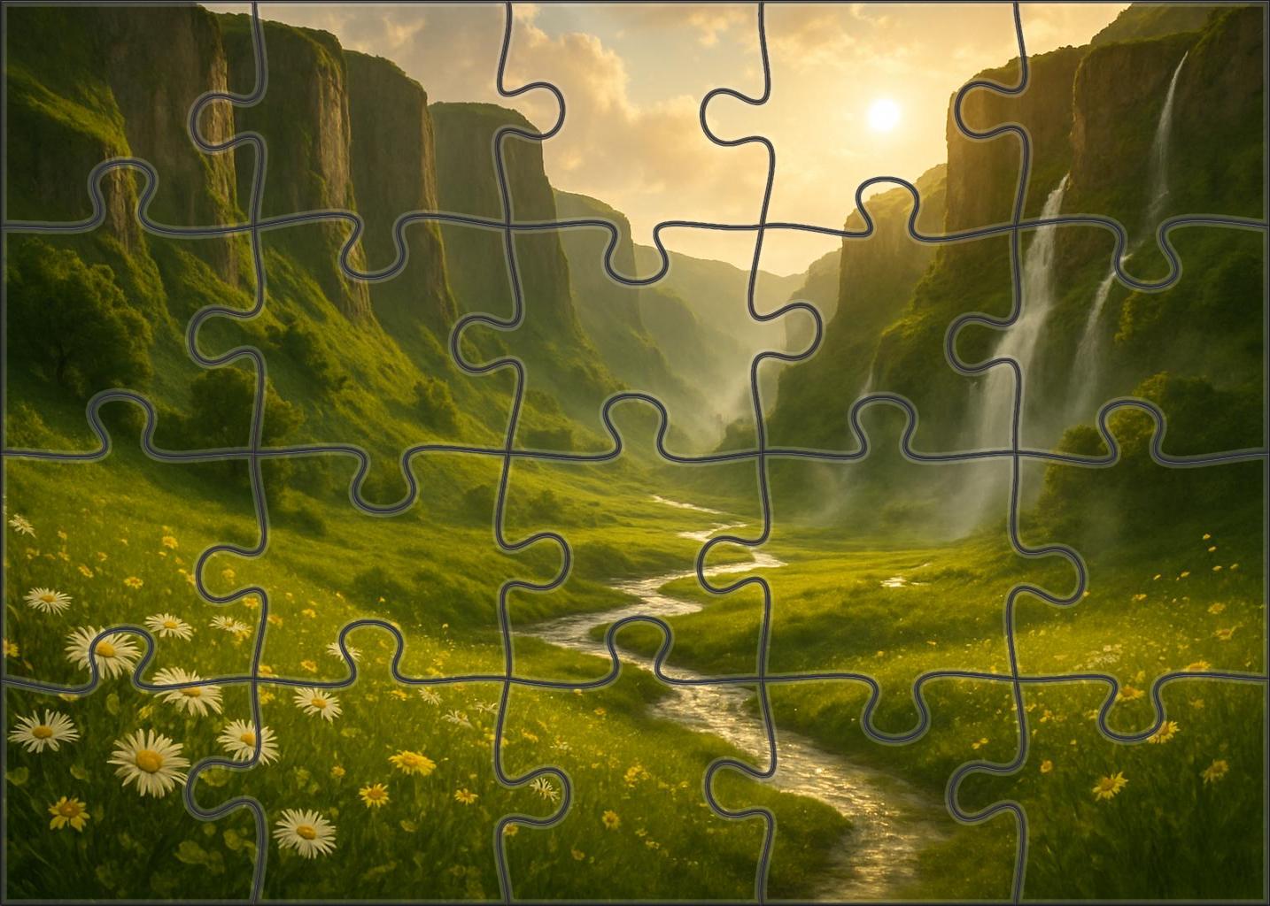 Emerald Valley Hideaway Puzzle For Kids