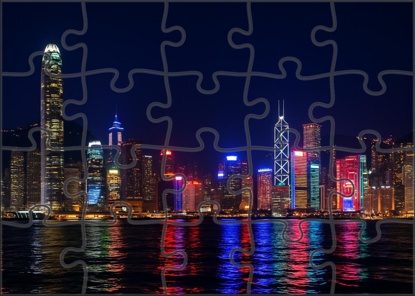 Hong Kong Victoria Harbour Skyline Globally Ranked Among The Top 10 Most Iconic Skylines Easy Puzzles