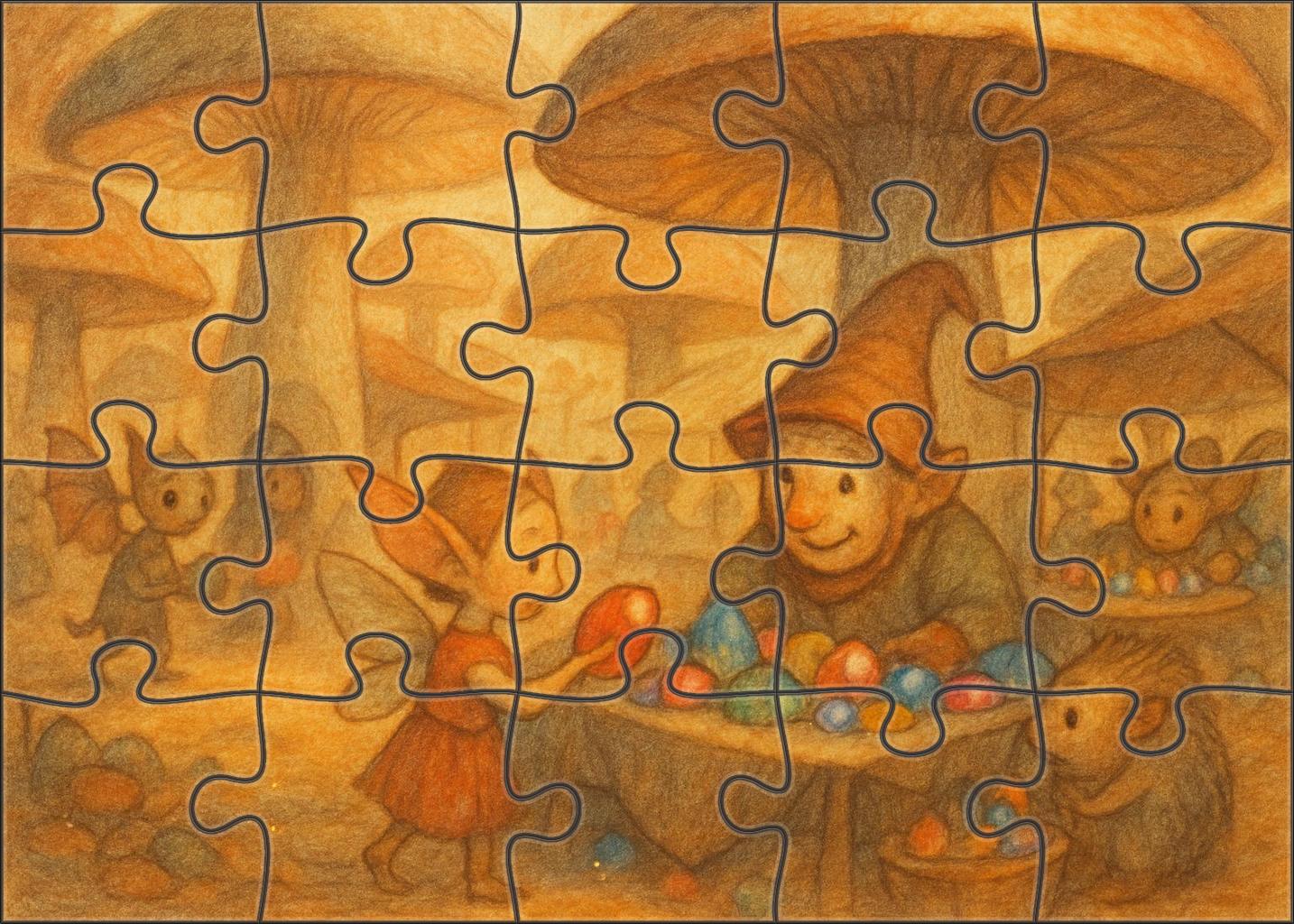 The Secret Market Of Miniature Beasts 50 Piece Puzzle