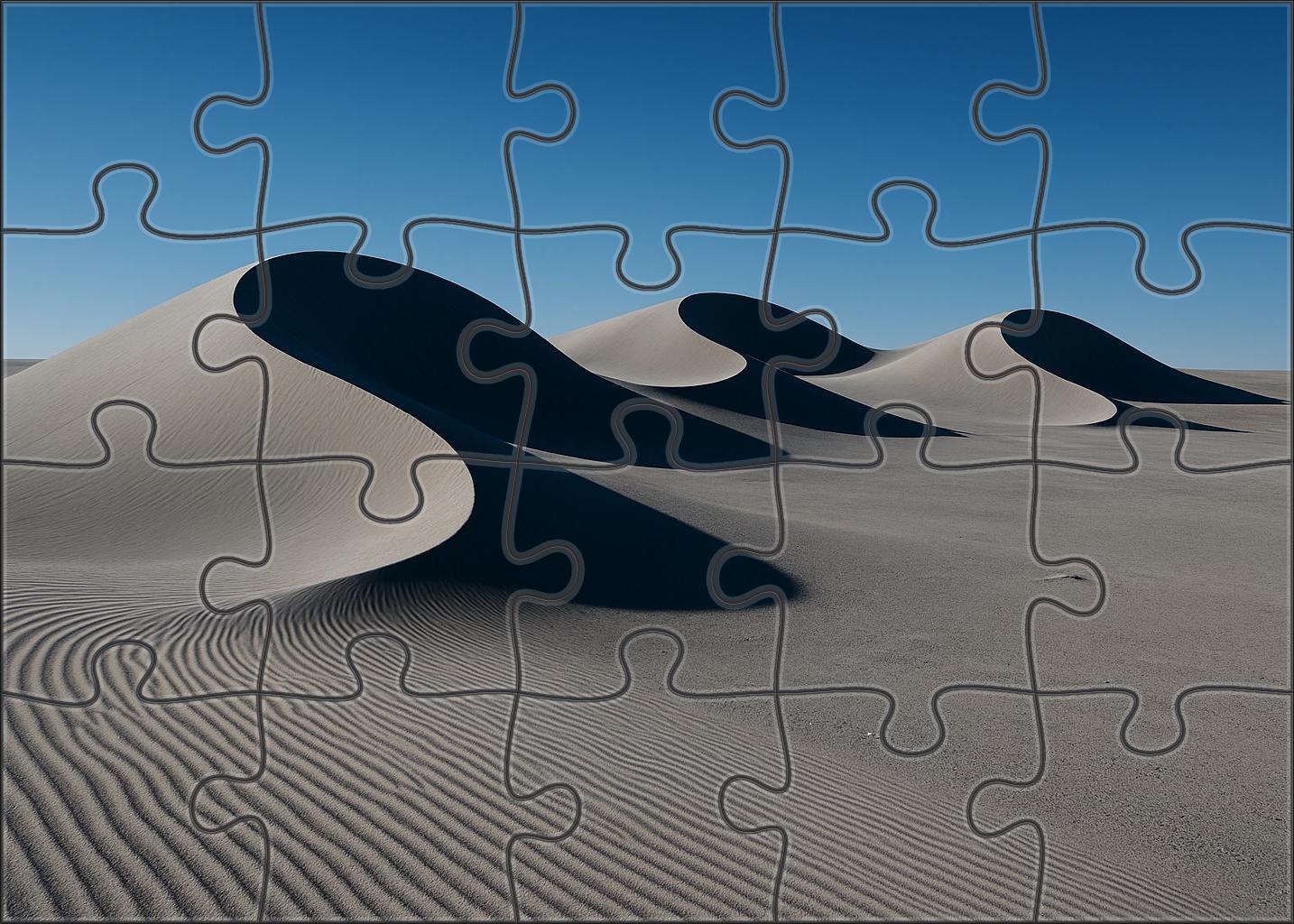 Silver Crescent Dunes 300 Piece Puzzle