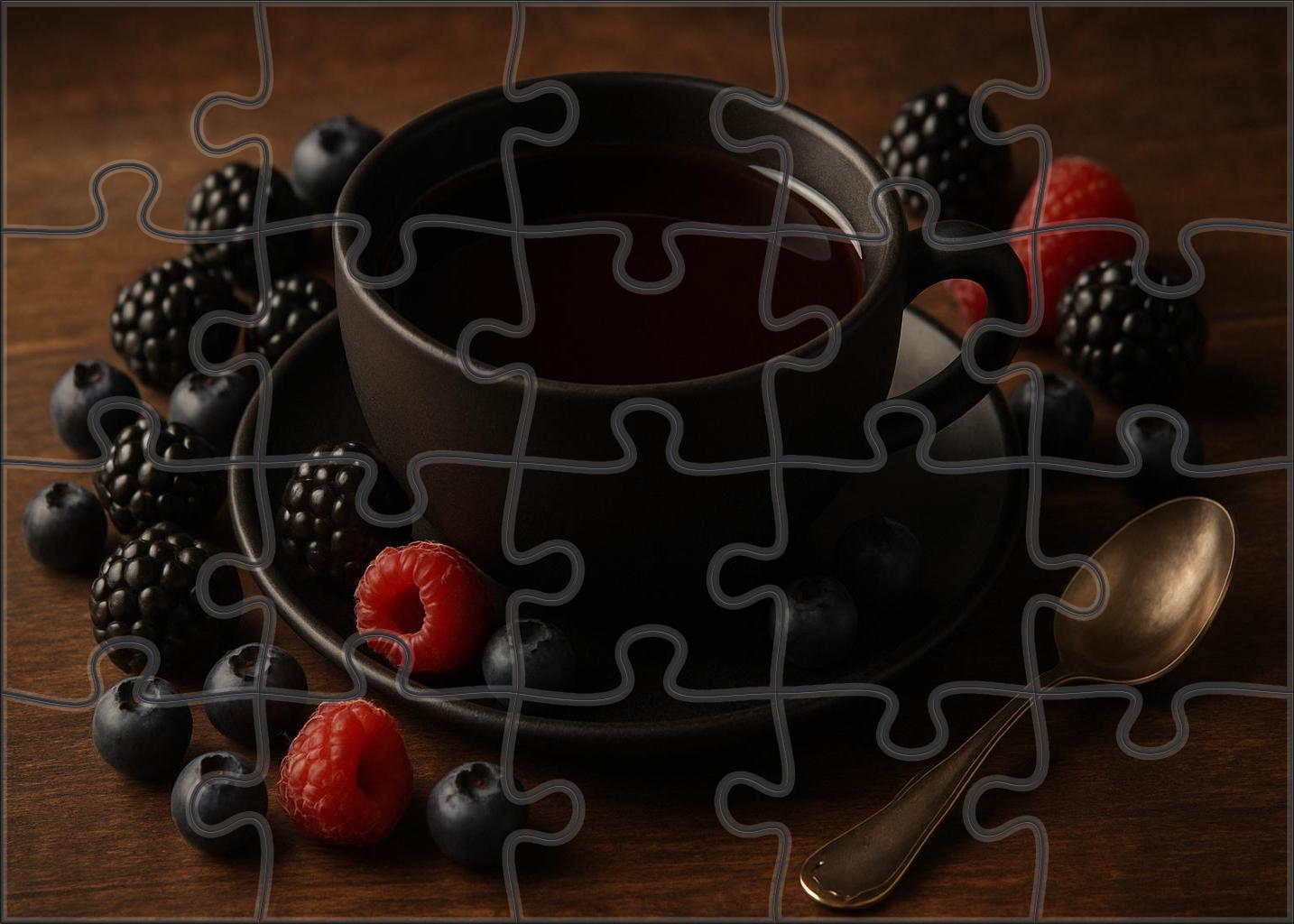 Midnight Berry Black Tea Puzzle For Kids