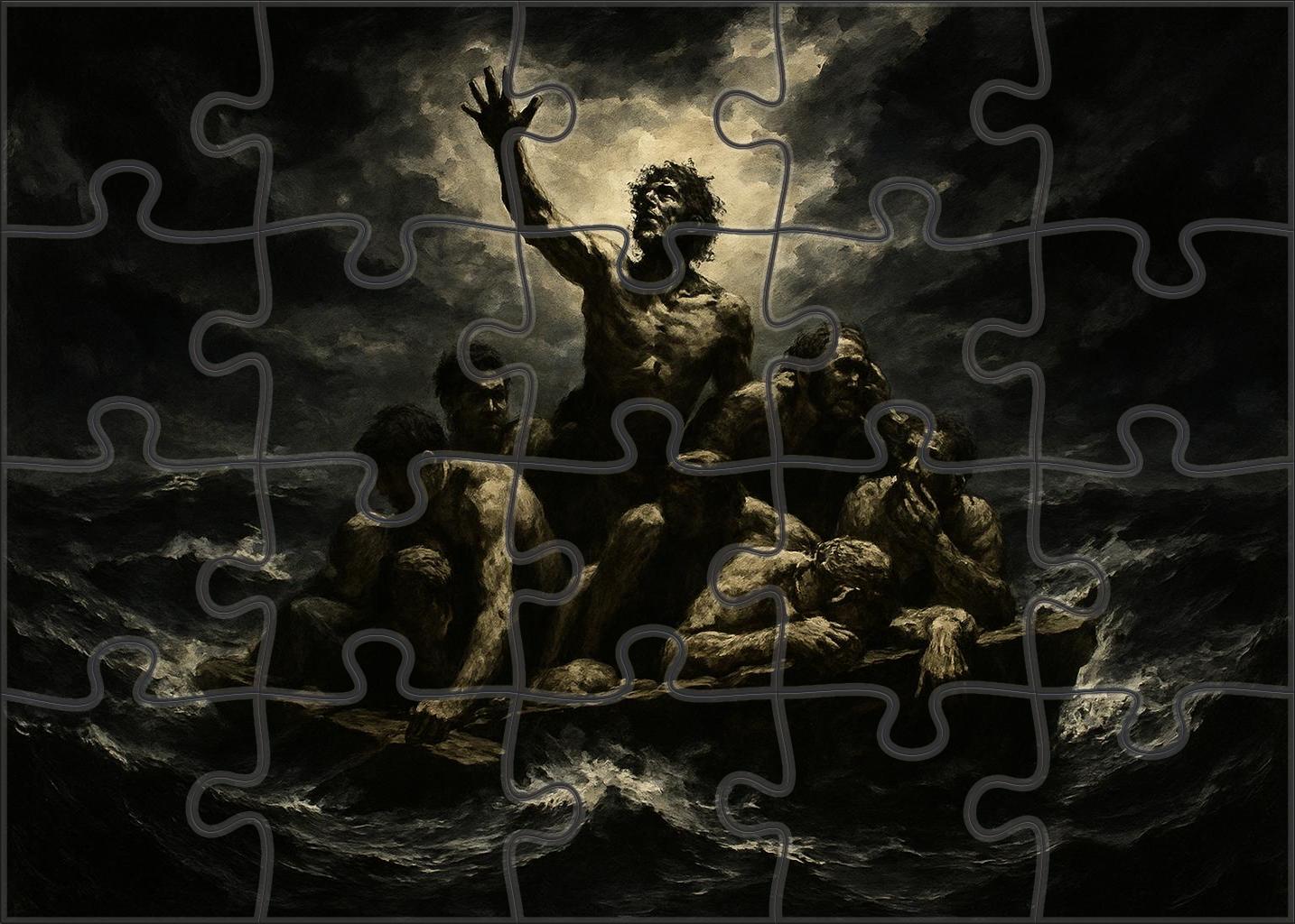 The Raft Of The Medusa 20 Piece Puzzle