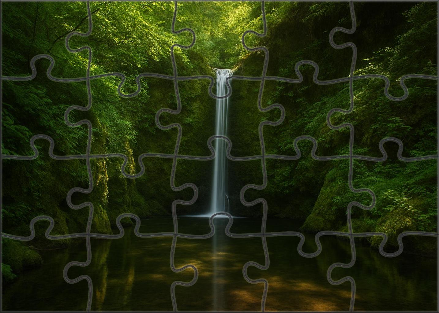 Misty Veil Gorge Puzzle Collection