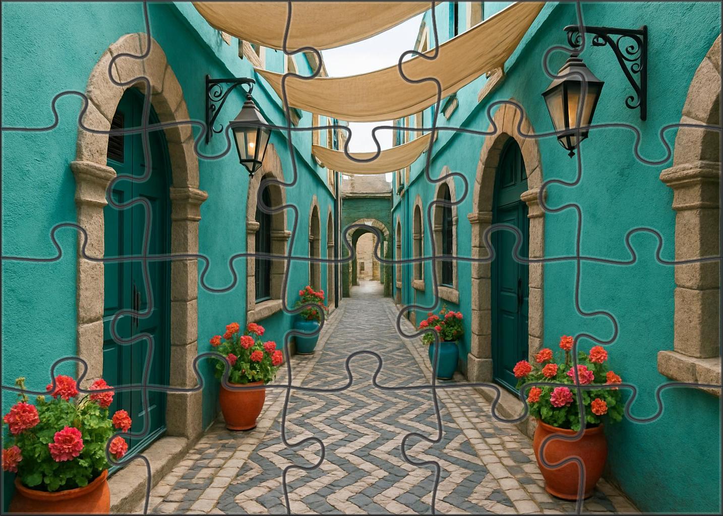 Turquoise Archway 300 Piece Puzzle