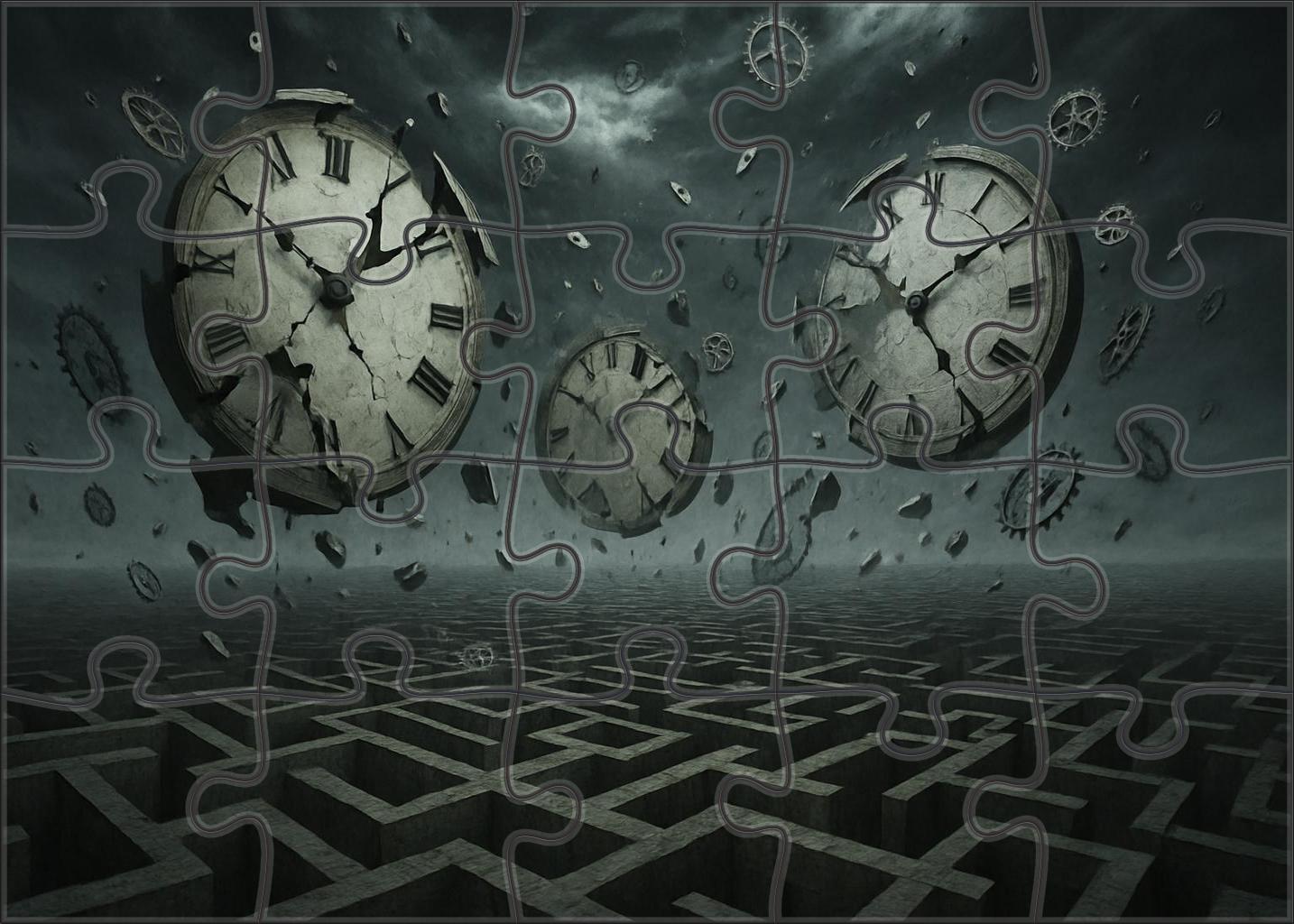 The Clockmaker's Labyrinth Of Shattered Seconds 300 Piece Puzzle