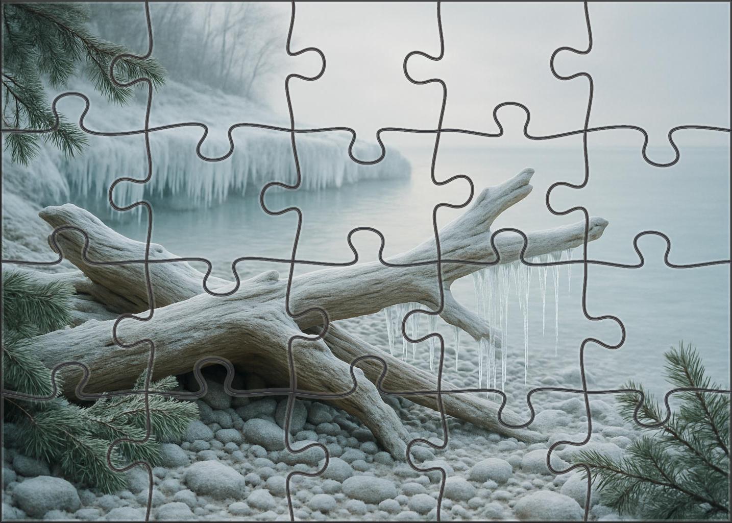 Icy Cove Serenity Puzzle Collection