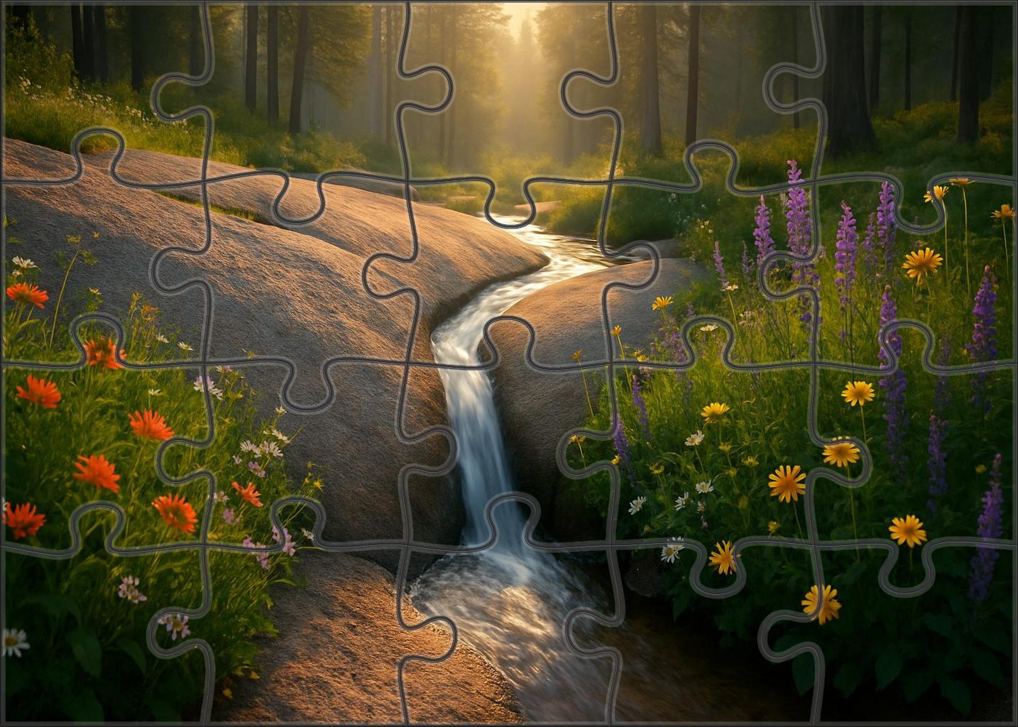Velvet Ribbon Cascade Puzzle For Adults