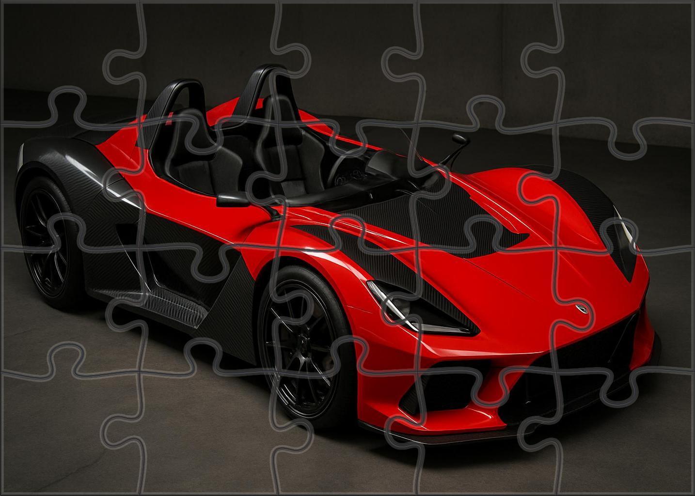Falcon Aero Lightweight Carbon Fiber Roadster Puzzle For Kids