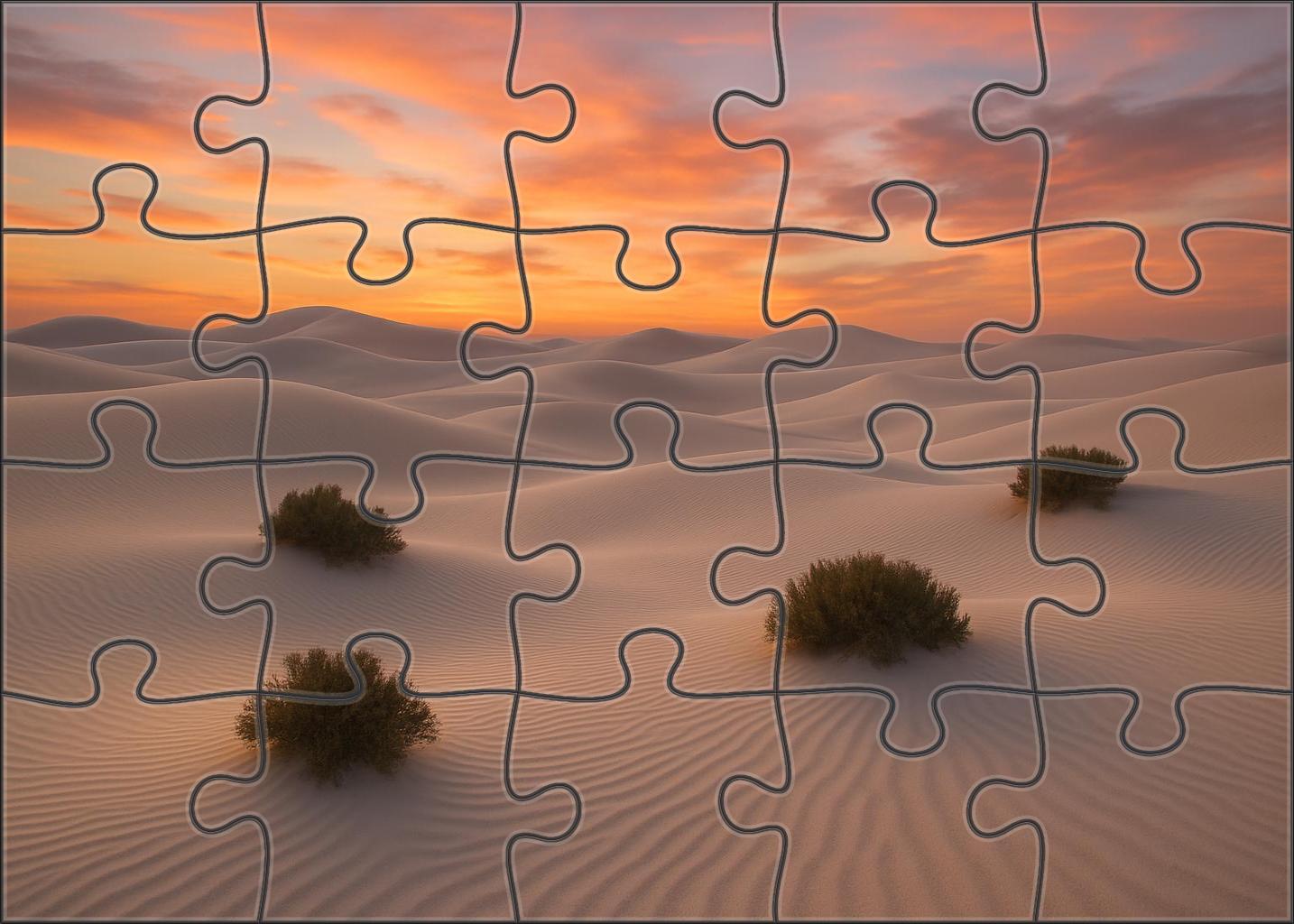 Ivory Sand Dune Sea 200 Piece Puzzle