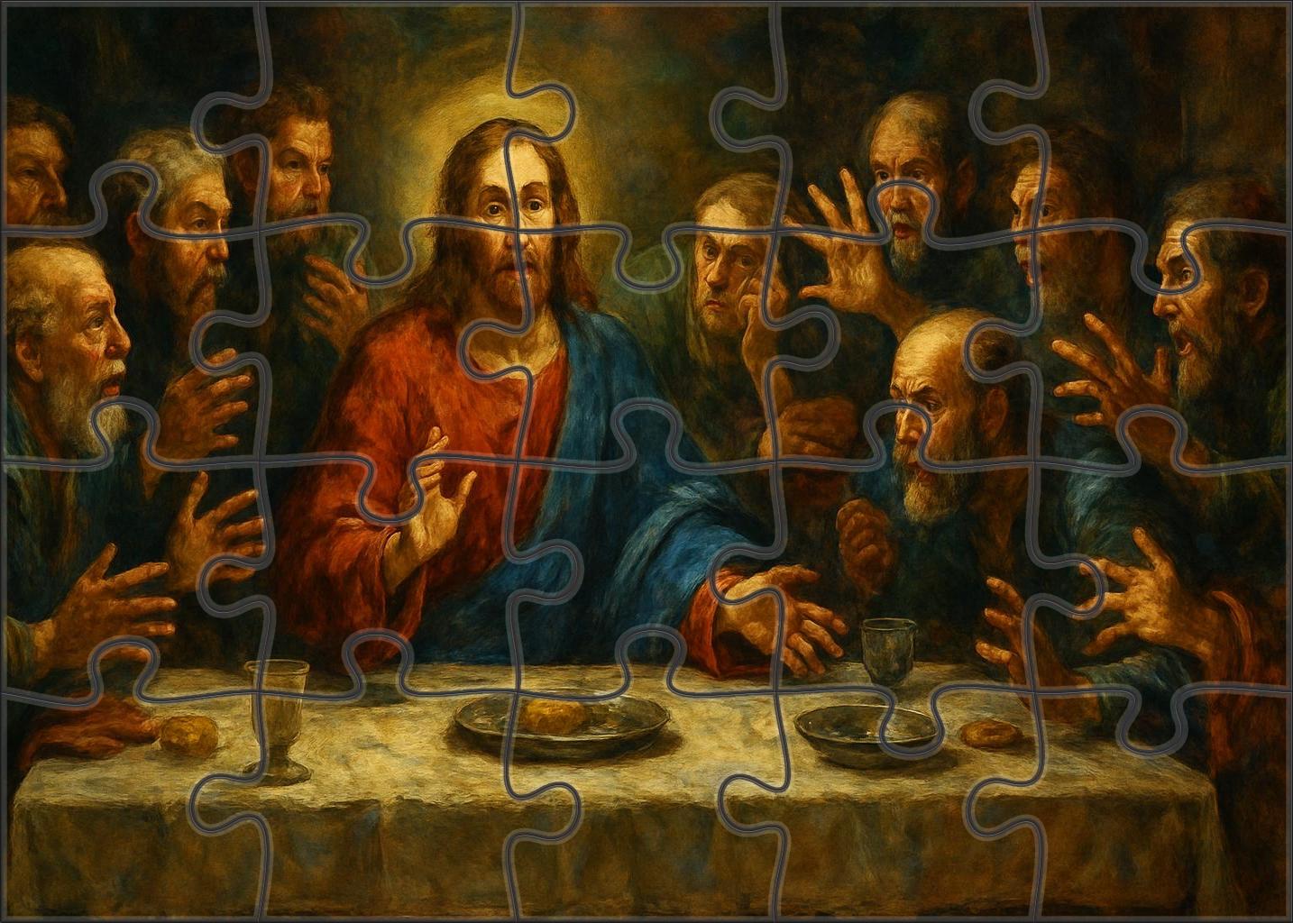The Last Supper Premium Puzzle Pieces