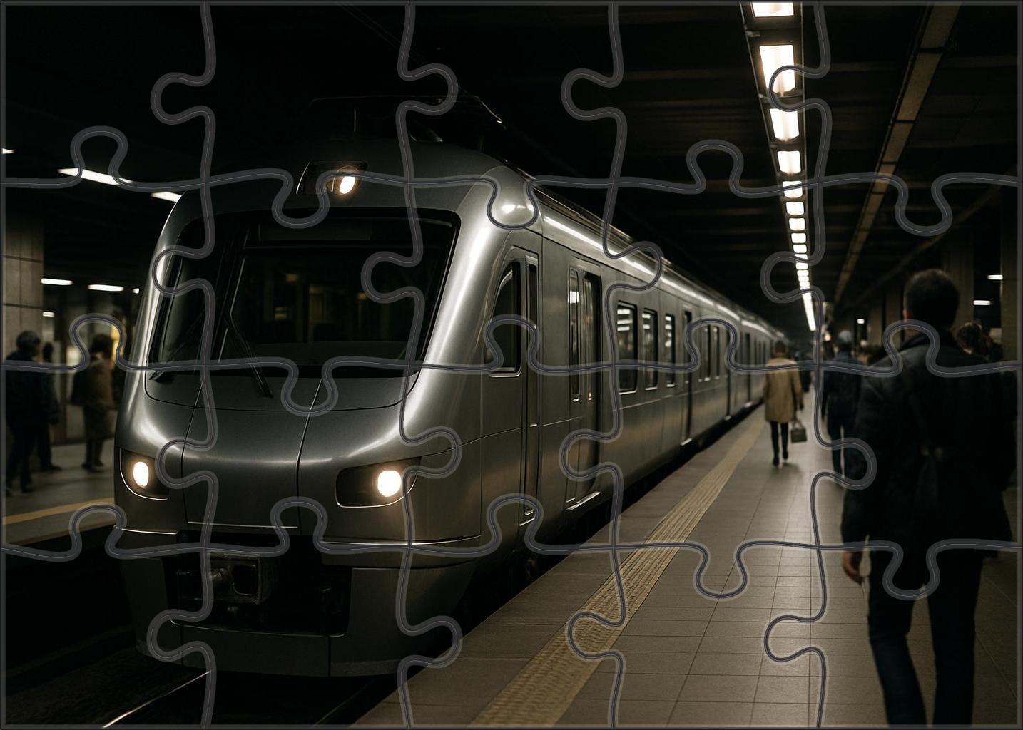 Midnight Steel Commuter Mini Puzzle