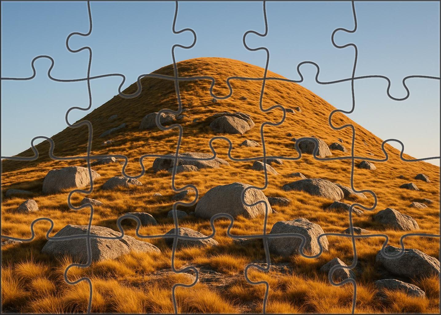 Golden Tundra Dome Easy Puzzles