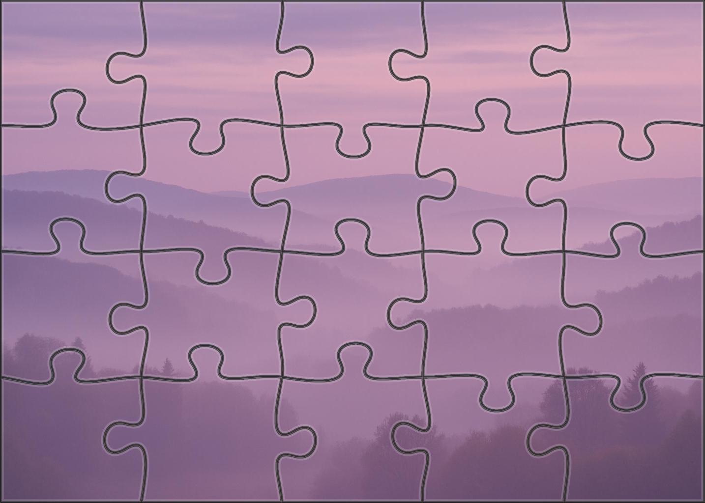 Lavender Mist Valley 200 Piece Puzzle
