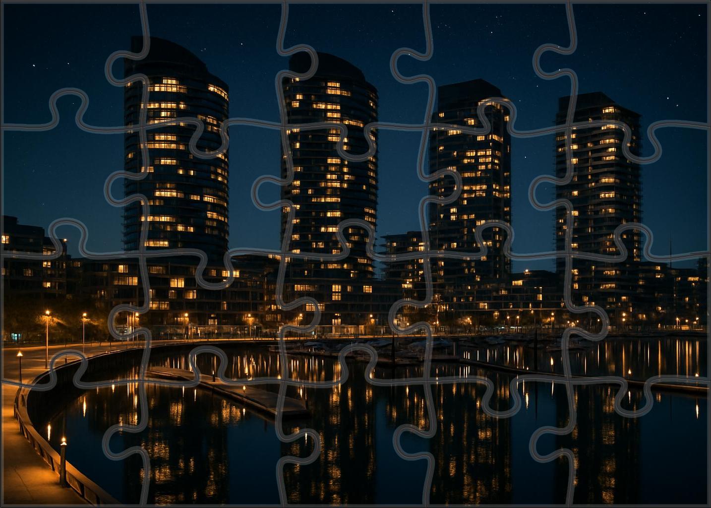 Melbourne Docklands Skyline Waterfront Innovation And Urban Renewal 100 Piece Puzzle