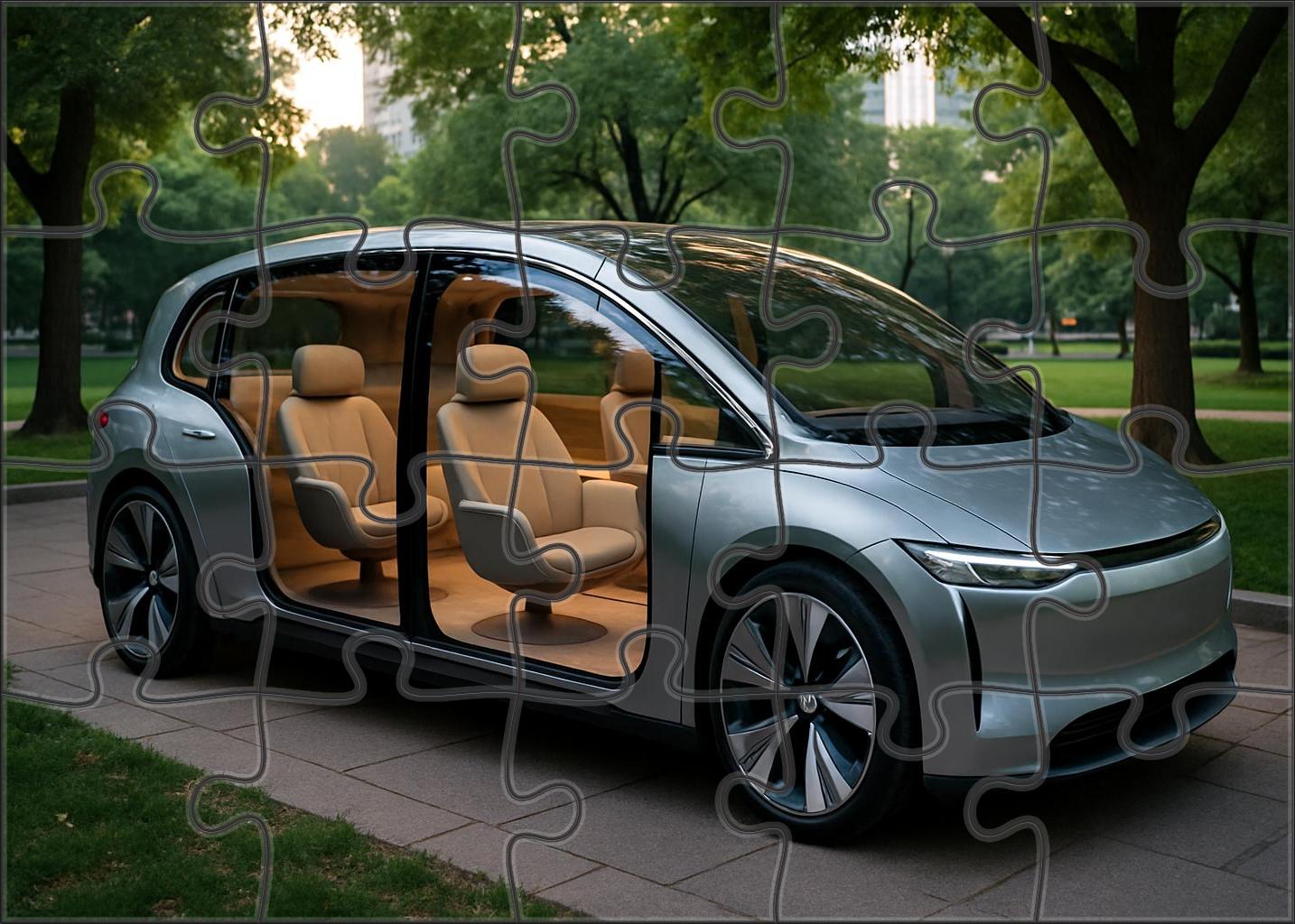 Celestia Nova Concept Futuristic Autonomous Cruiser Puzzle Collection