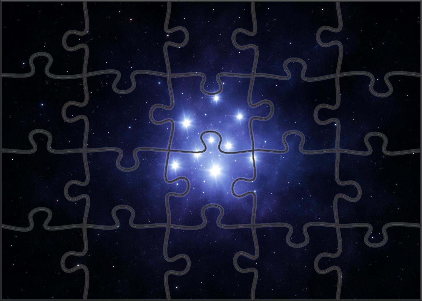 Luminescent Star Cluster 1000 Piece Puzzle