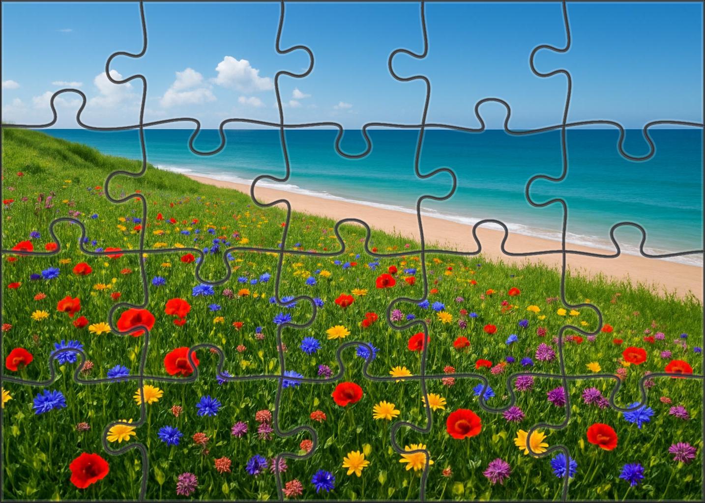 Seabreeze Meadow Coast Mini Puzzle