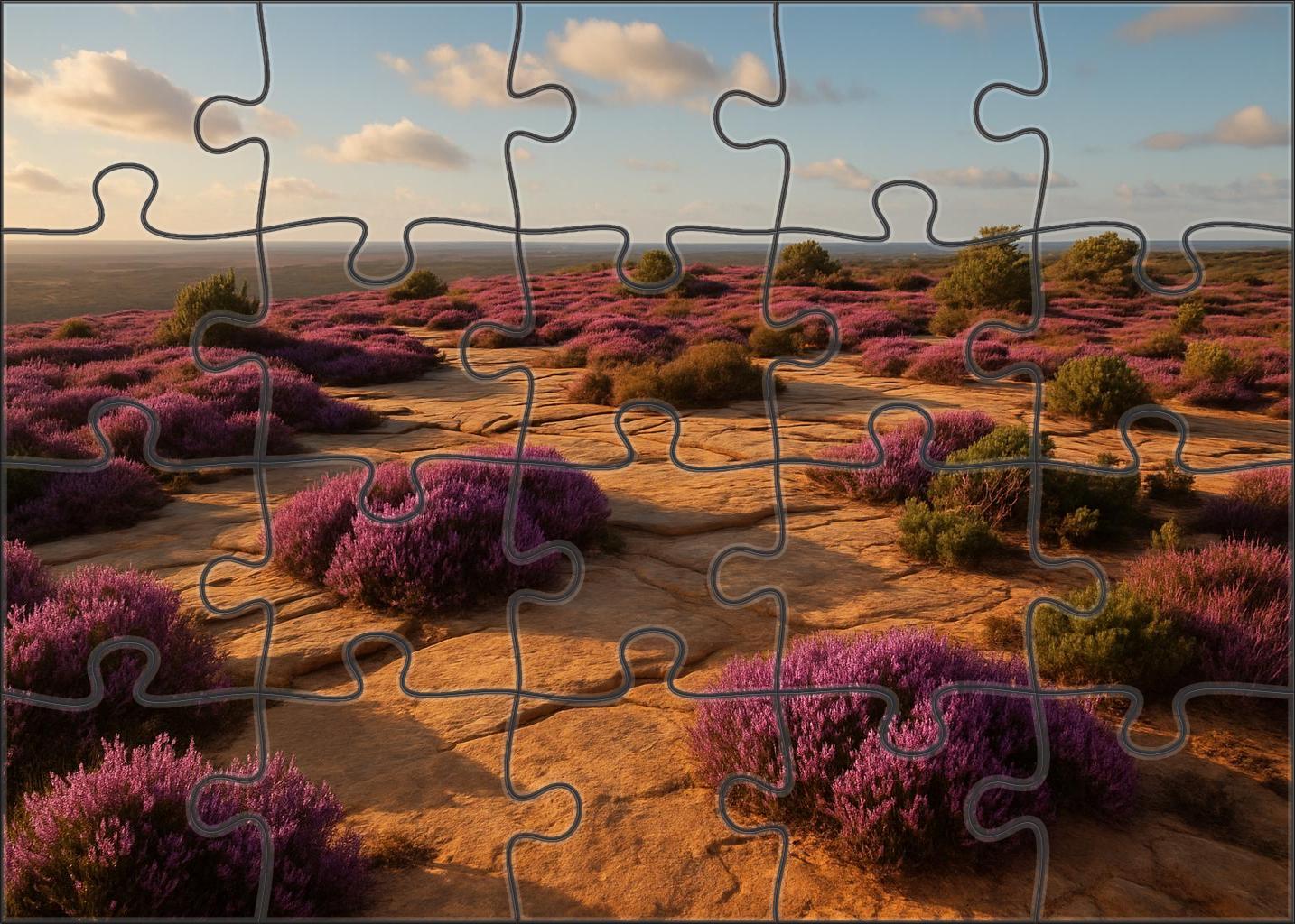 Sunlit Heather Plateau 20 Piece Puzzle