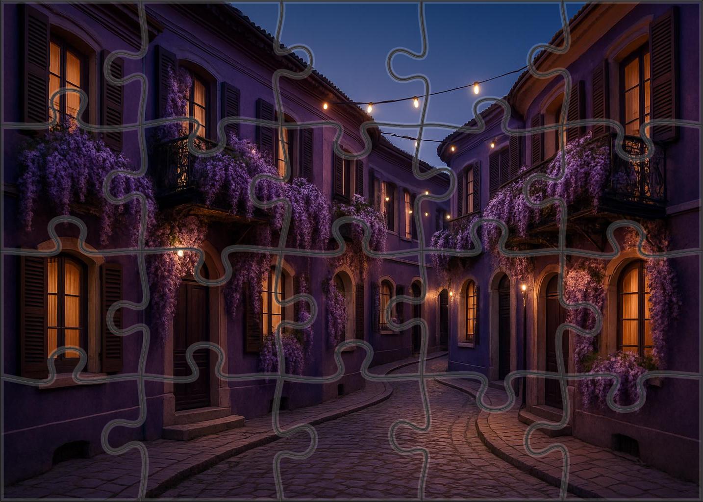 Amethyst Crescent Custom Jigsaw Puzzle