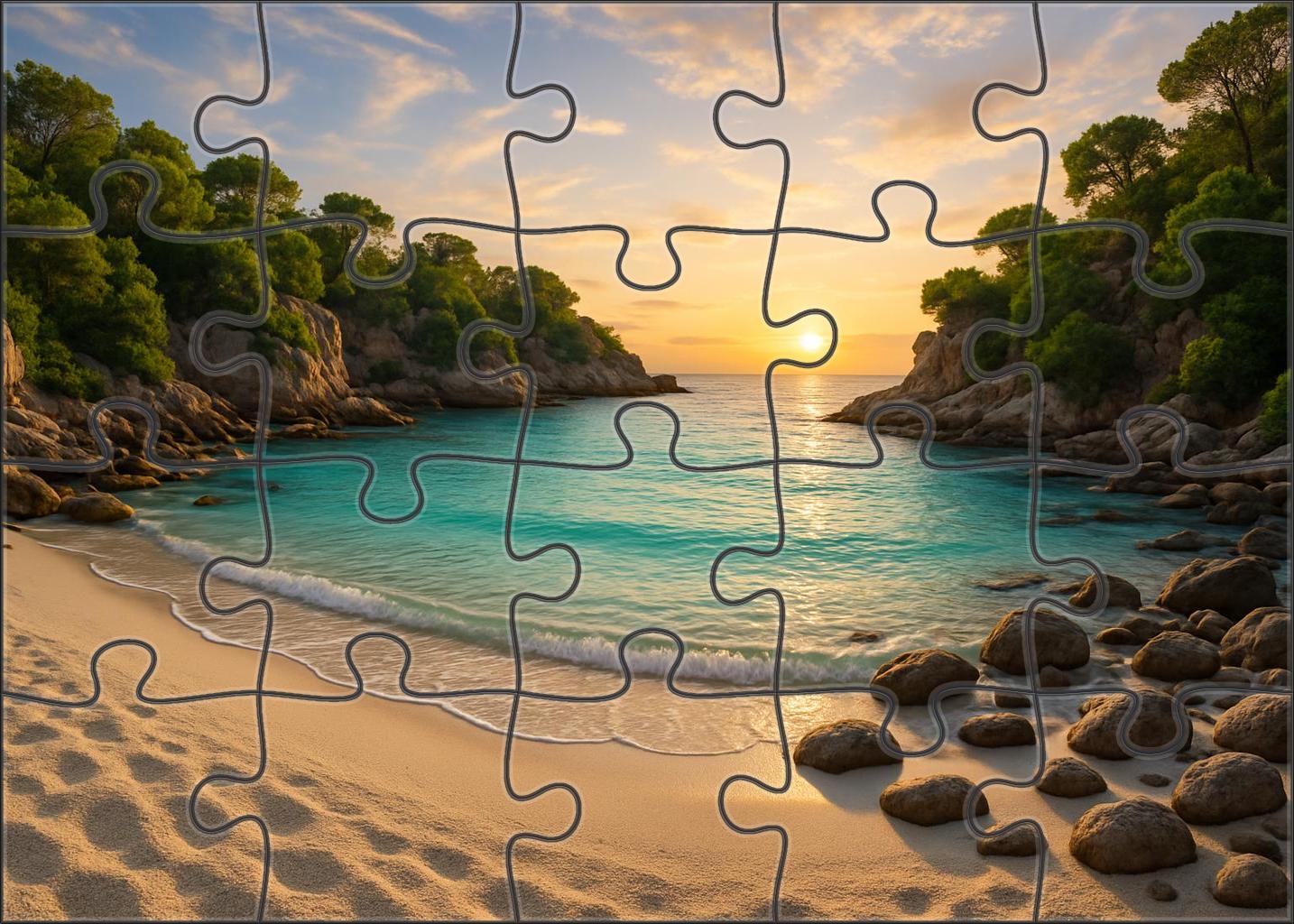 Tranquil Waters Cove Serene Escape 100 Piece Puzzle