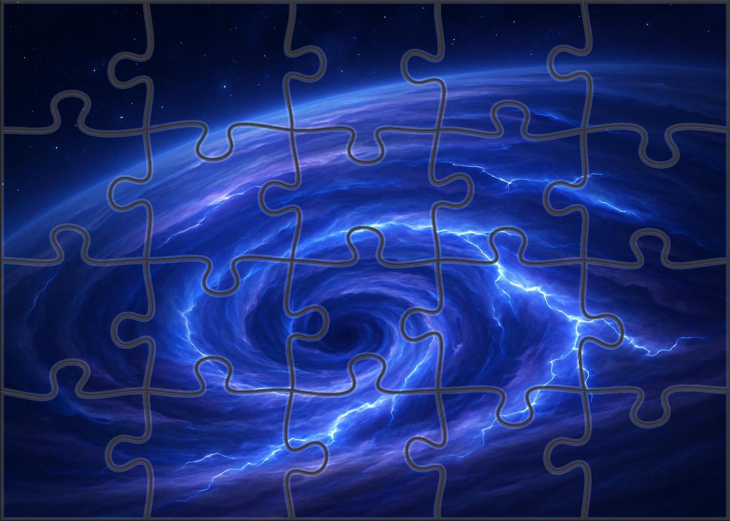 Celestial Thunderstorm Vortex Puzzle Challenge