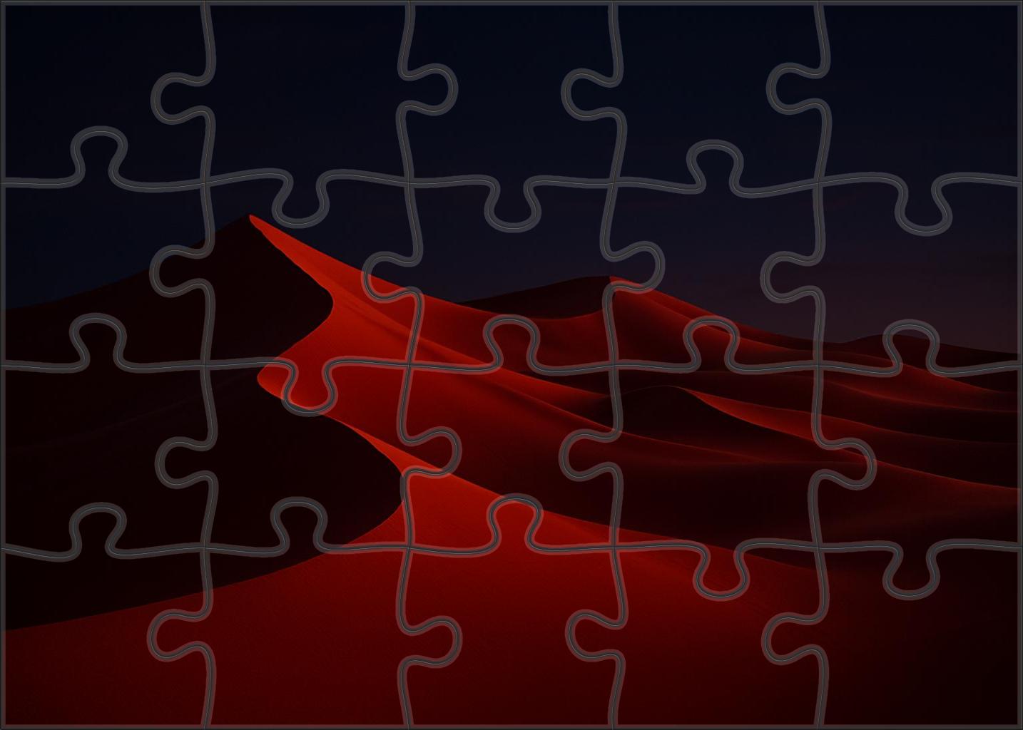 Crimson Dunes At Twilight 1000 Piece Puzzle