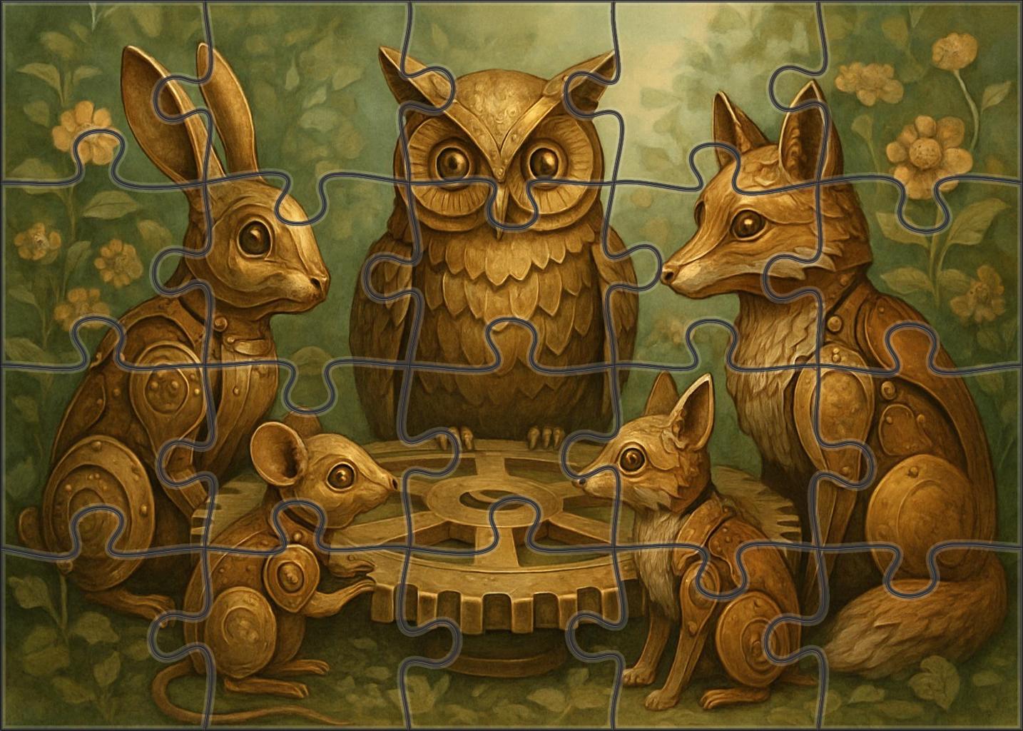 The Mechanical Garden Party Puzzle Collection