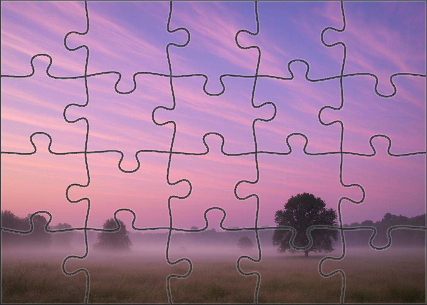 Dusky Lavender Mist 500 Piece Puzzle