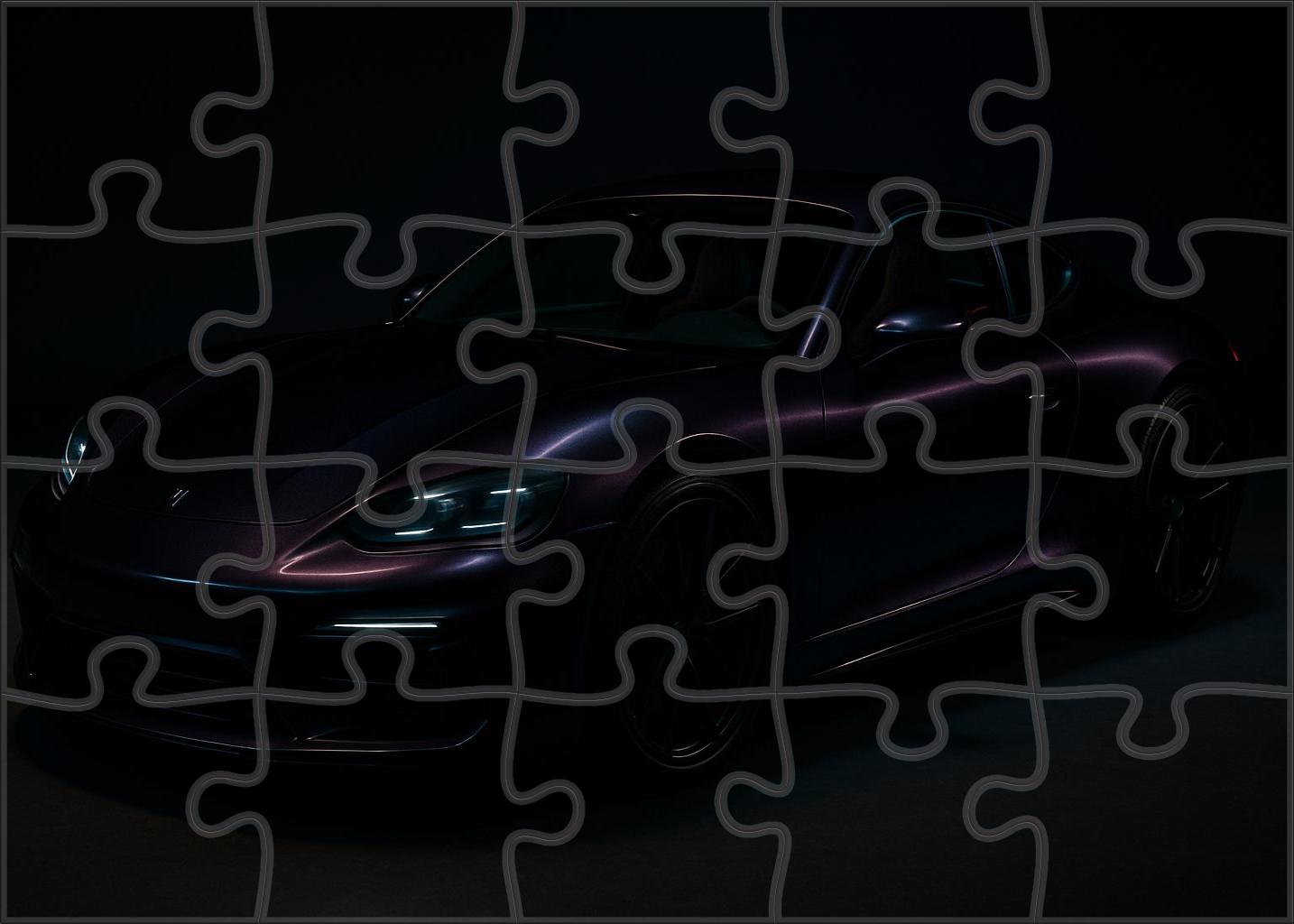 Midnight Mirage R Twilight Edition Sportscar Premium Puzzle Pieces
